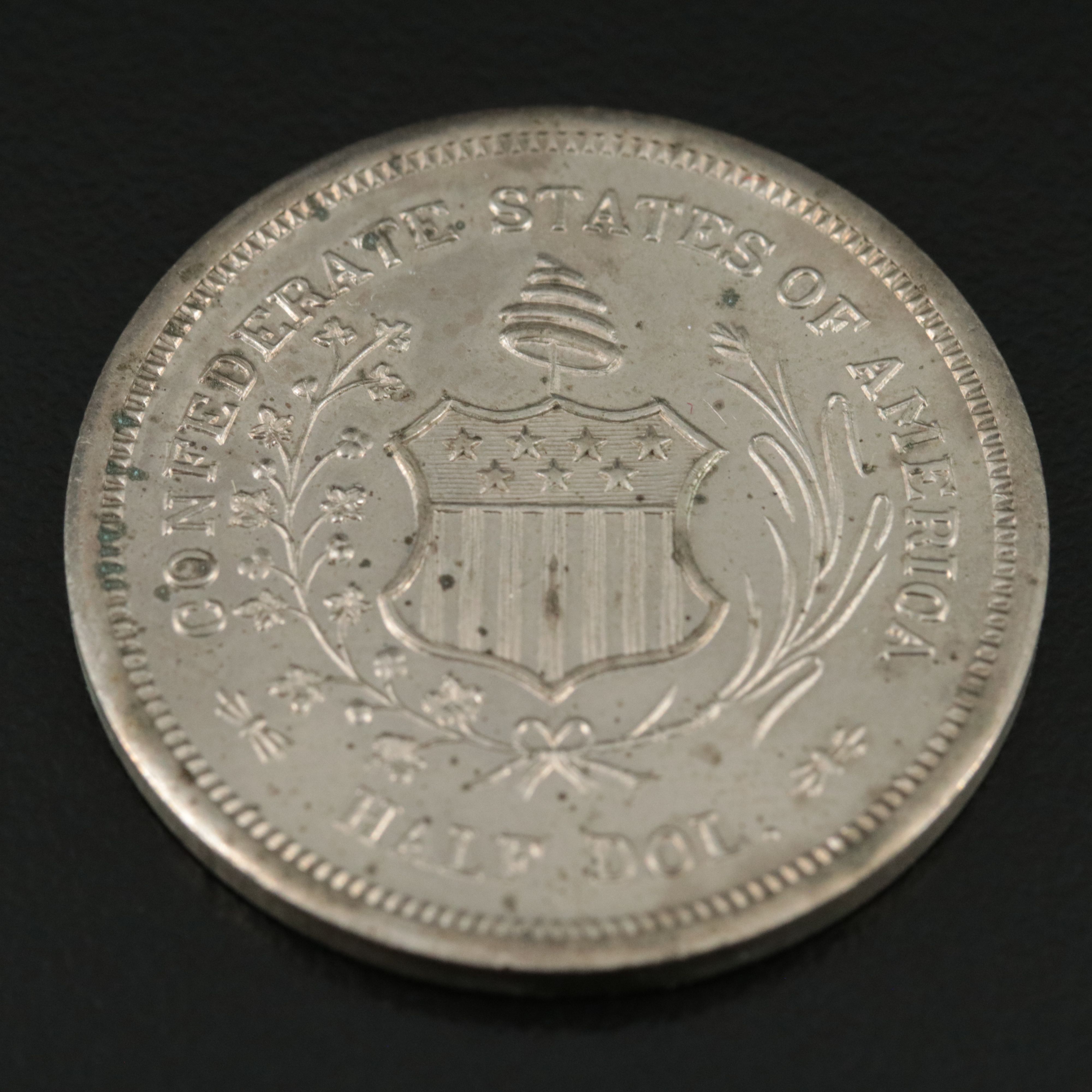 1862 Fantasy Confederate Half Dollar Souvenir
