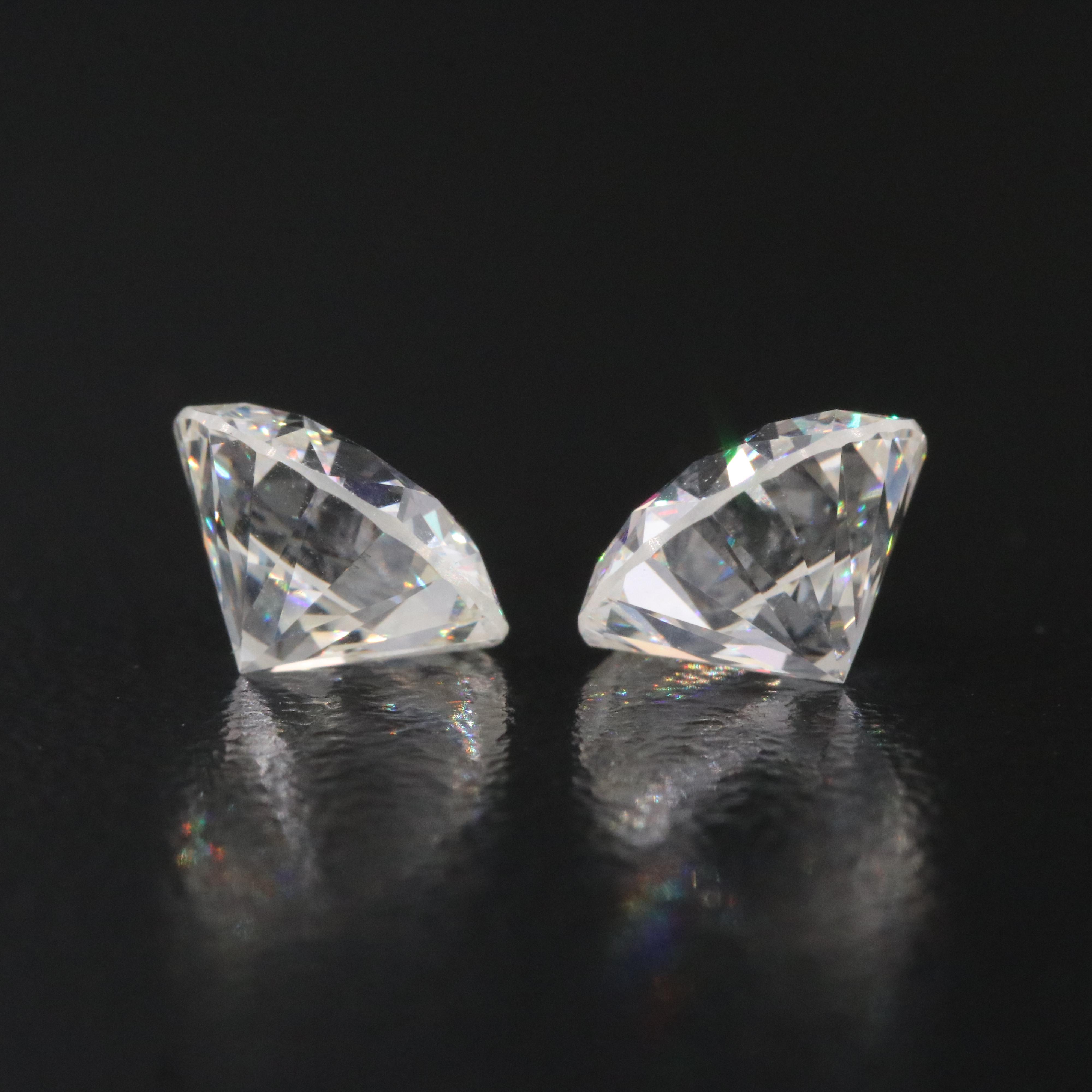 Lightbox Loose 3.66 CTW Lab Grown Diamond Matched Pair