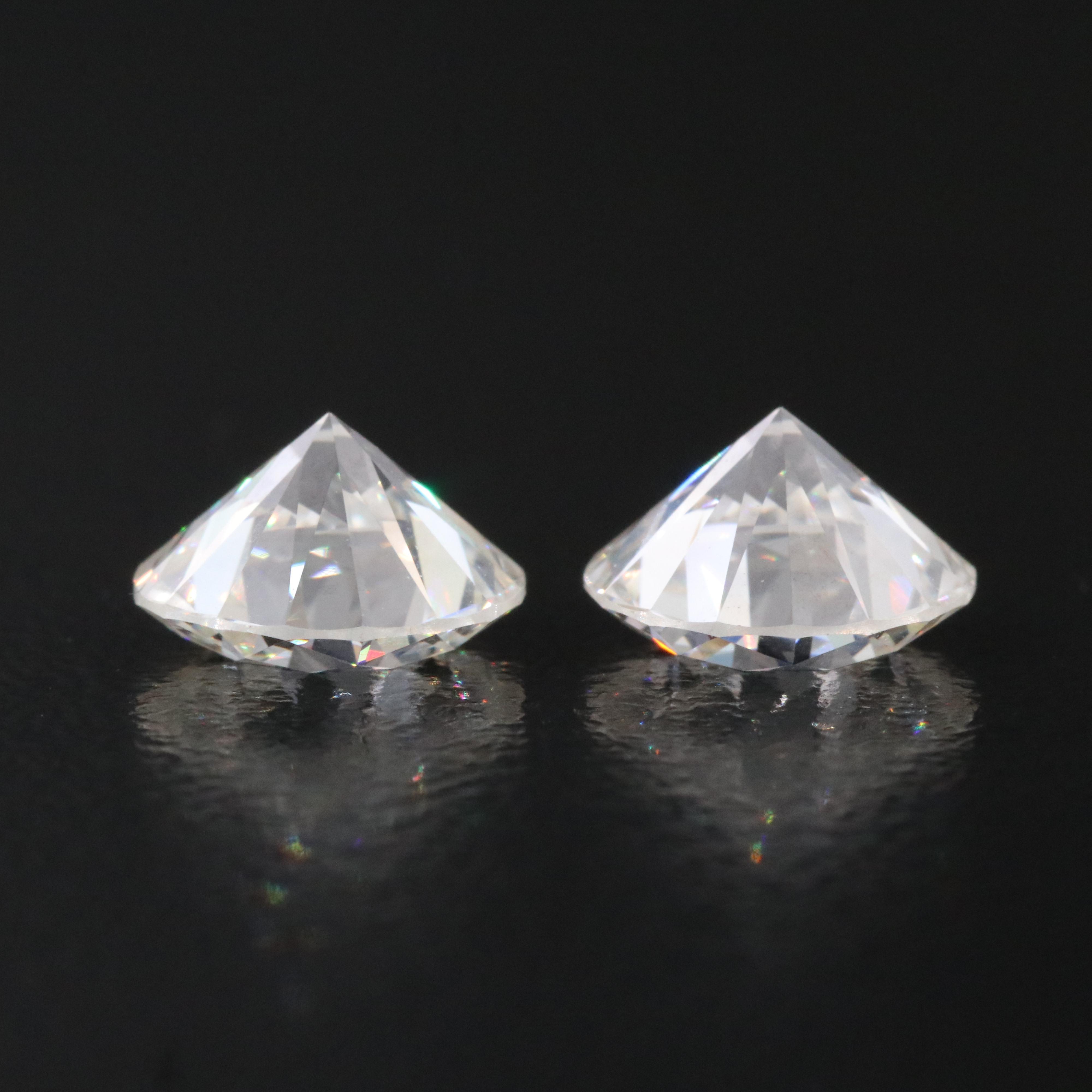 Lightbox Loose 3.66 CTW Lab Grown Diamond Matched Pair