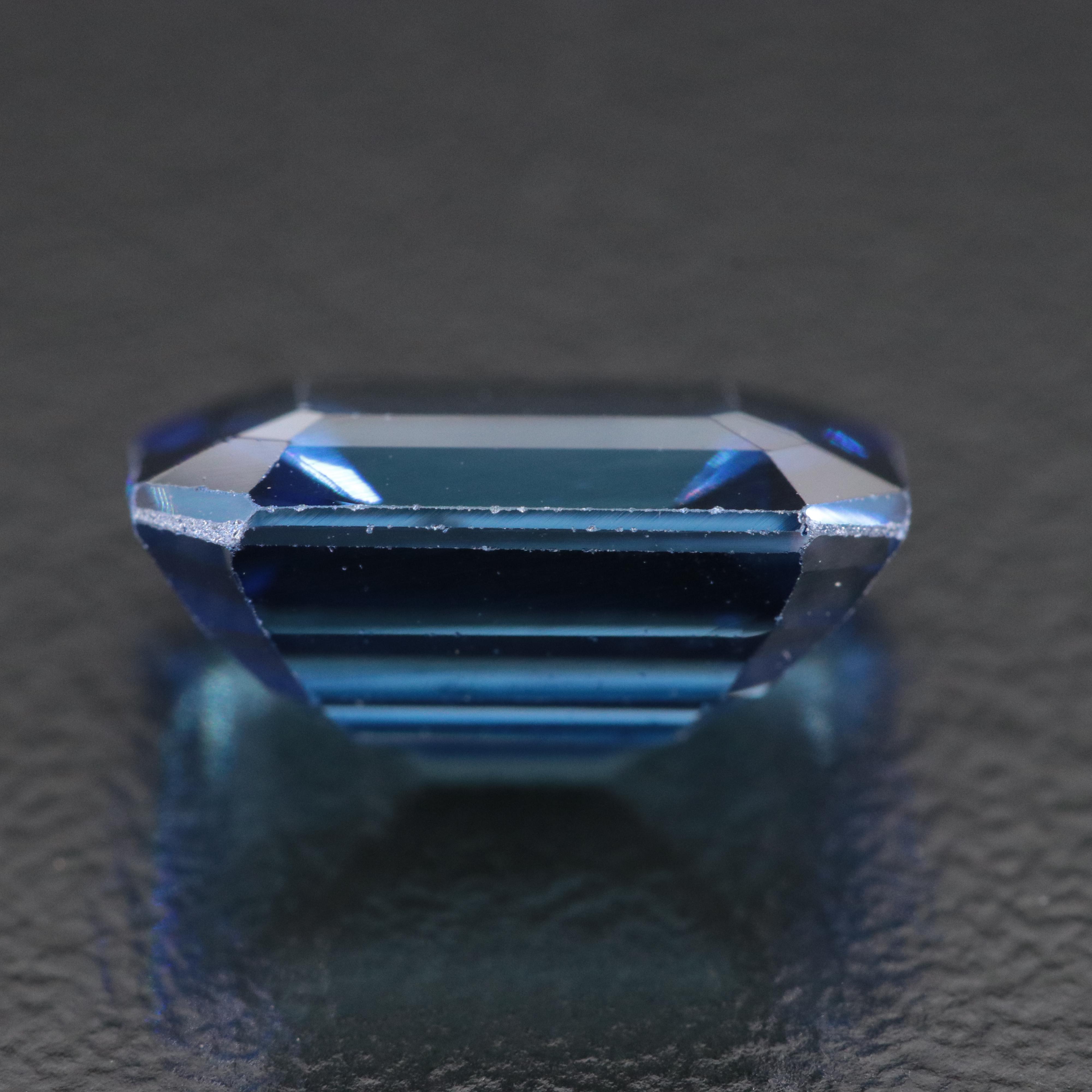 Loose 5.50 CT Lab Grown Sapphir