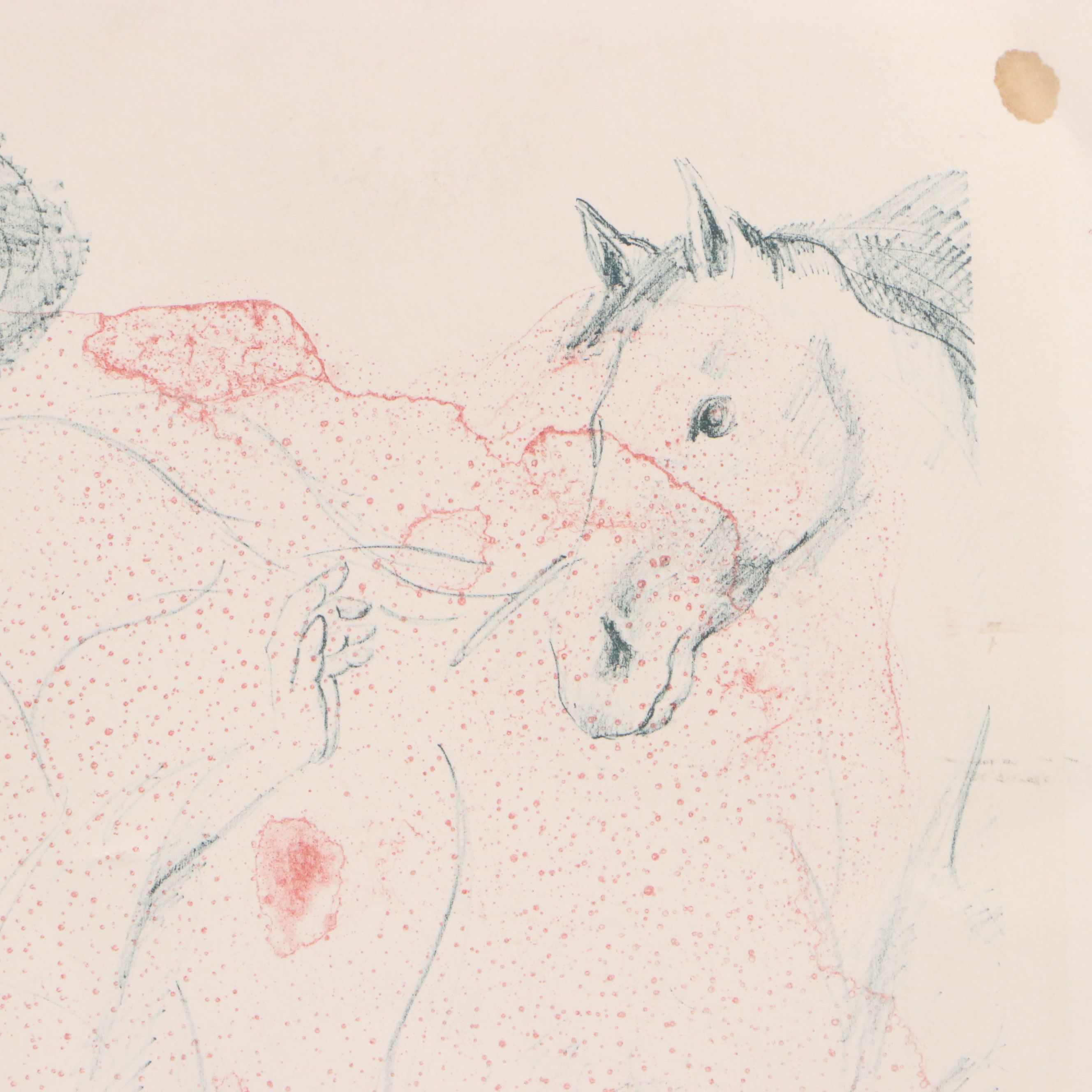 Kelley Figural Color Lithograph "Resolution," 1985