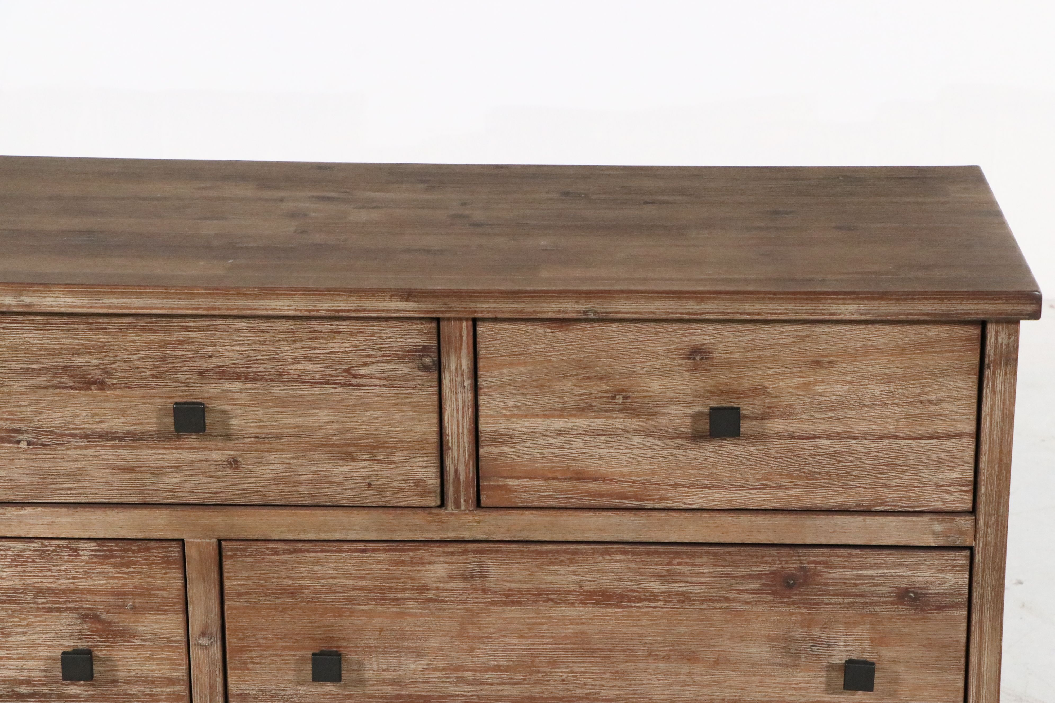 Contemporary Farmhouse Style Wooden Dresser