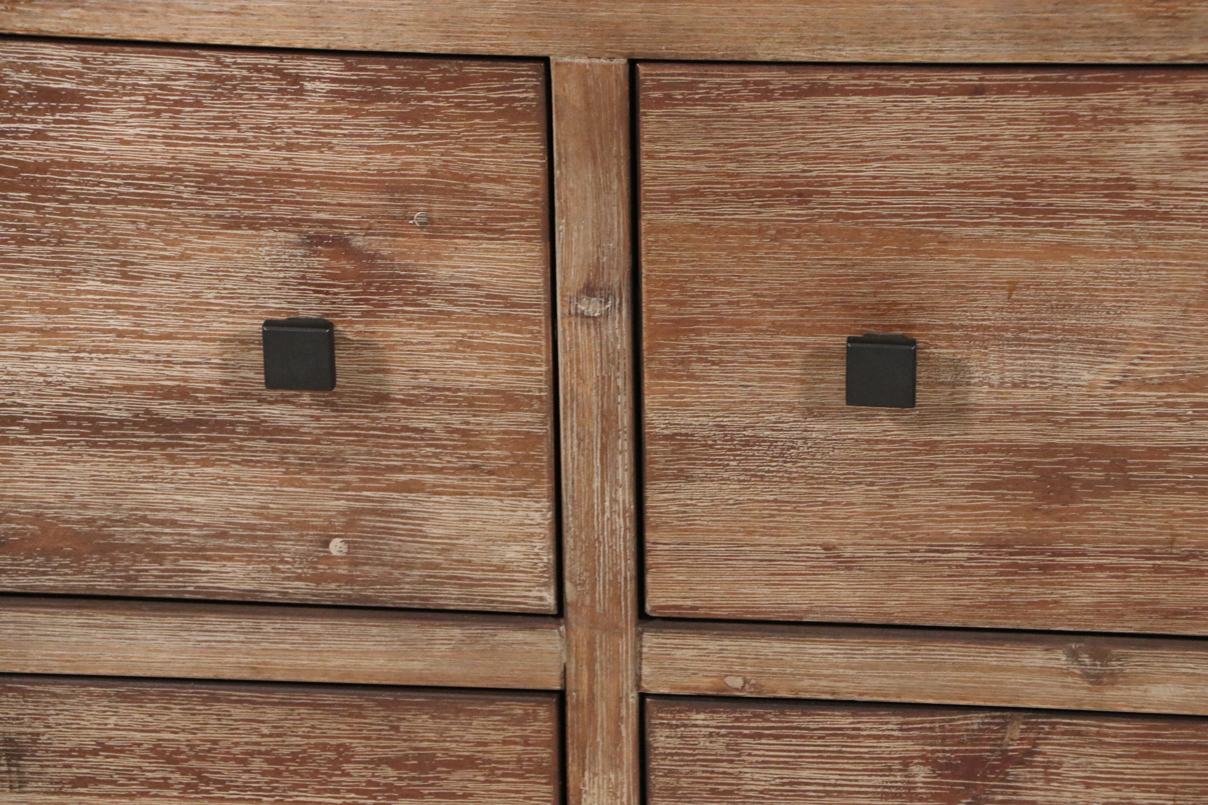 Contemporary Farmhouse Style Wooden Dresser