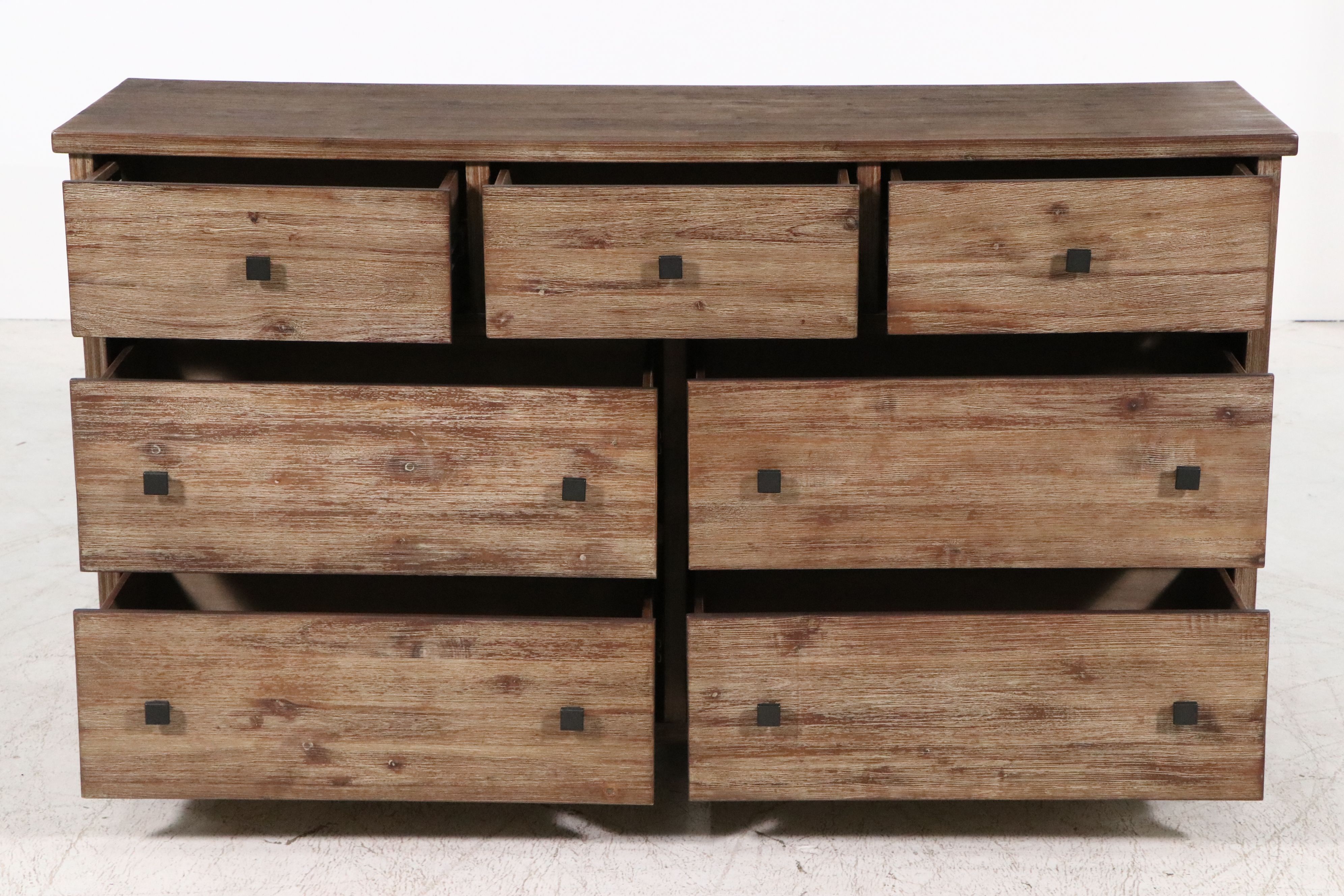 Contemporary Farmhouse Style Wooden Dresser