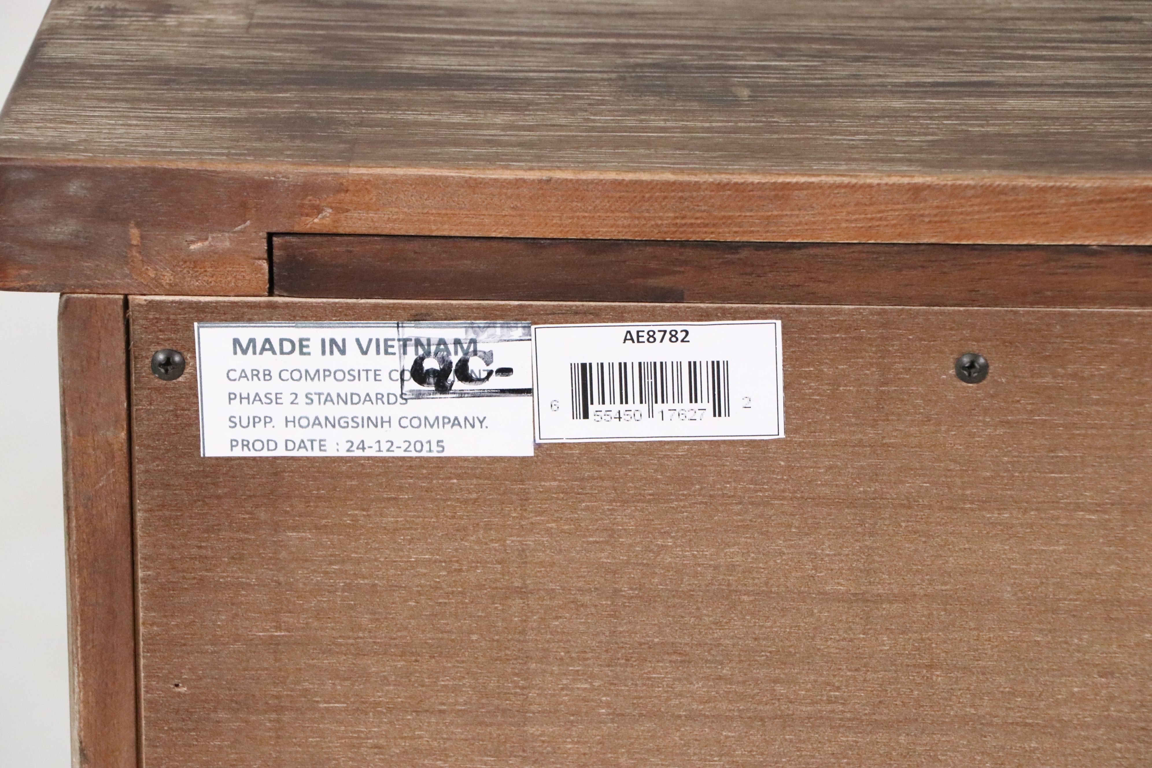 Contemporary Farmhouse Style Wooden Dresser