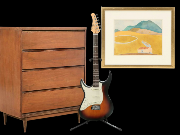 Sleek & Simple: A Modern Collection of Art, Furniture & Guitars