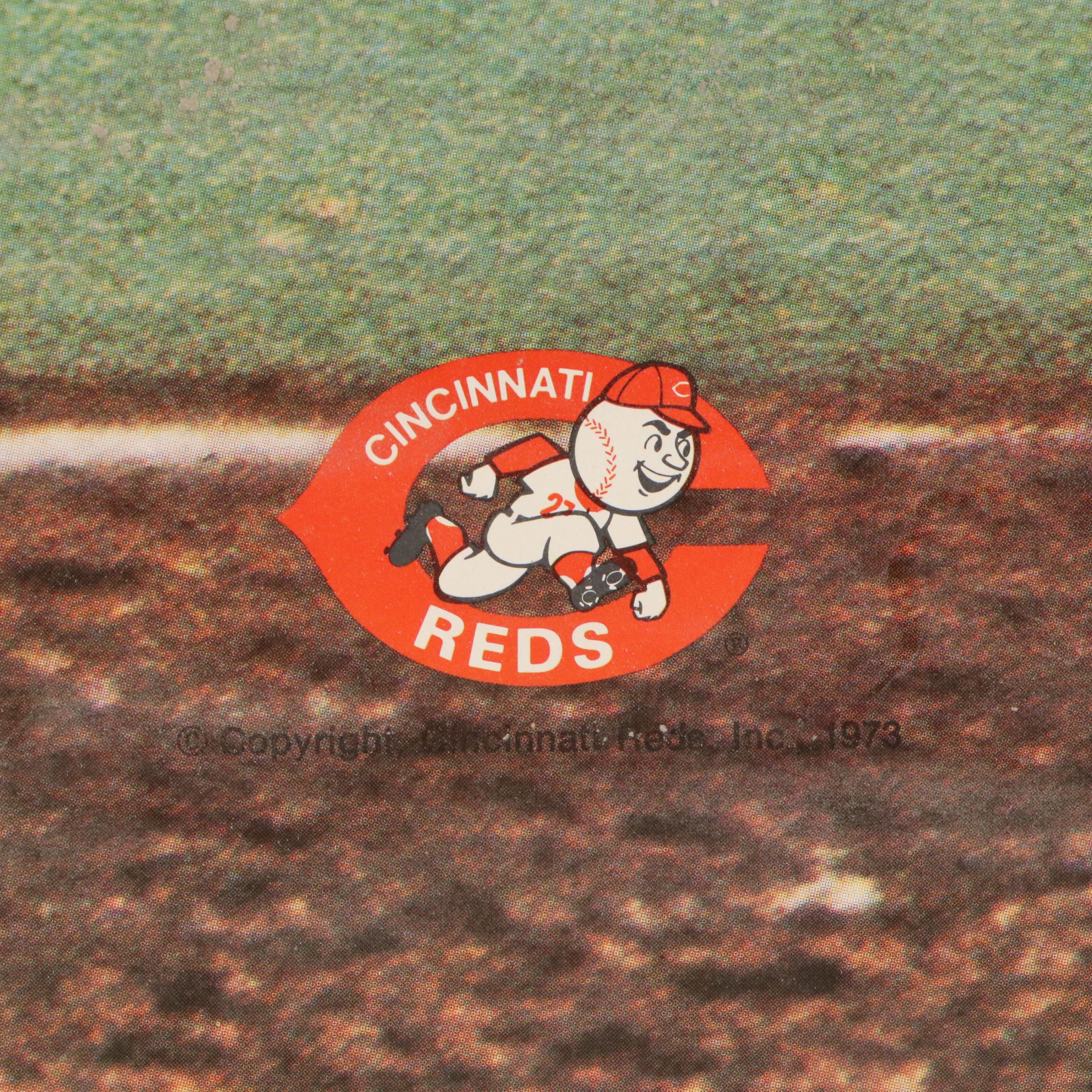 Assorted Cincinnati Reds Offset Lithograph Posters Including Pete Rose, 1970s