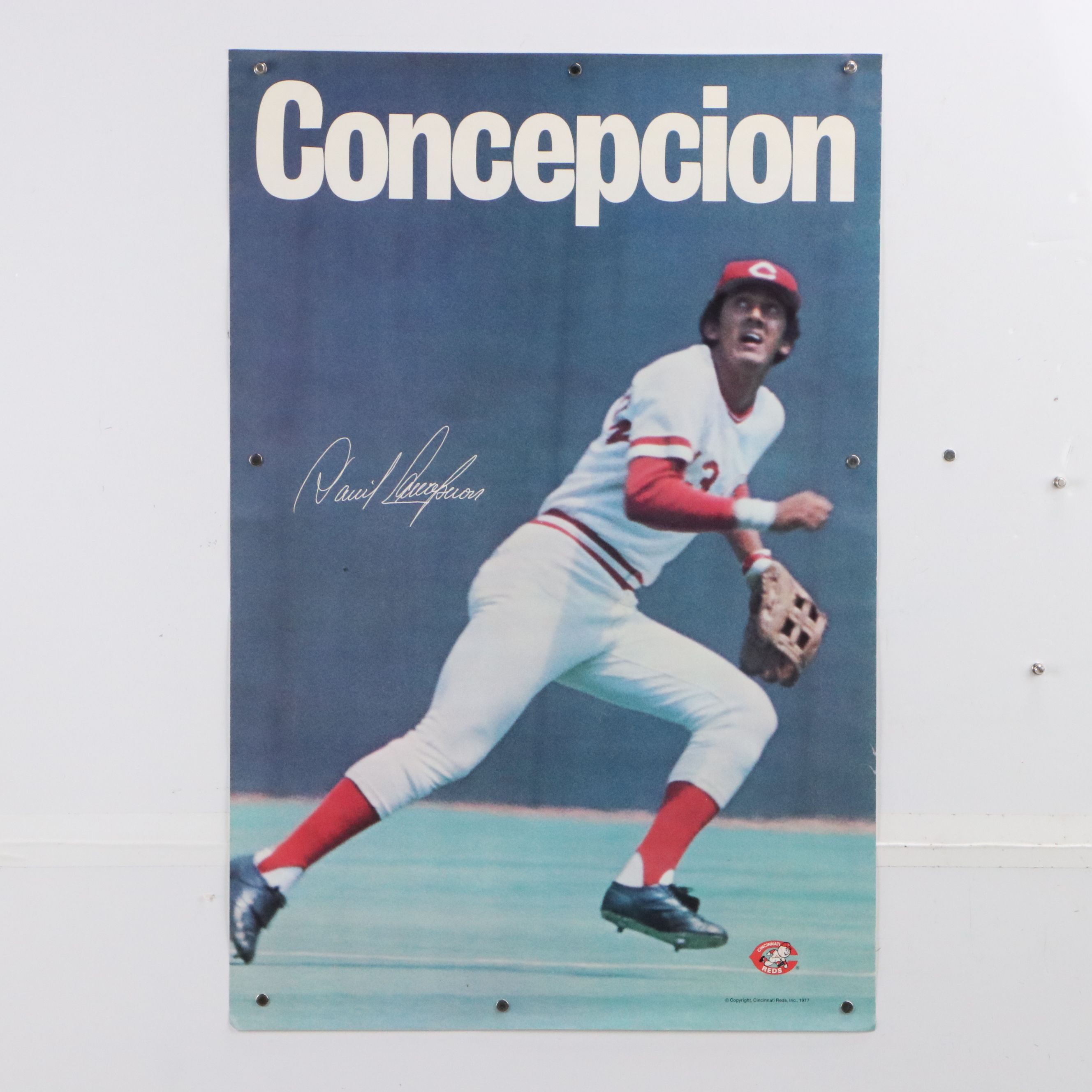 Assorted Cincinnati Reds Offset Lithograph Posters Including Pete Rose, 1970s