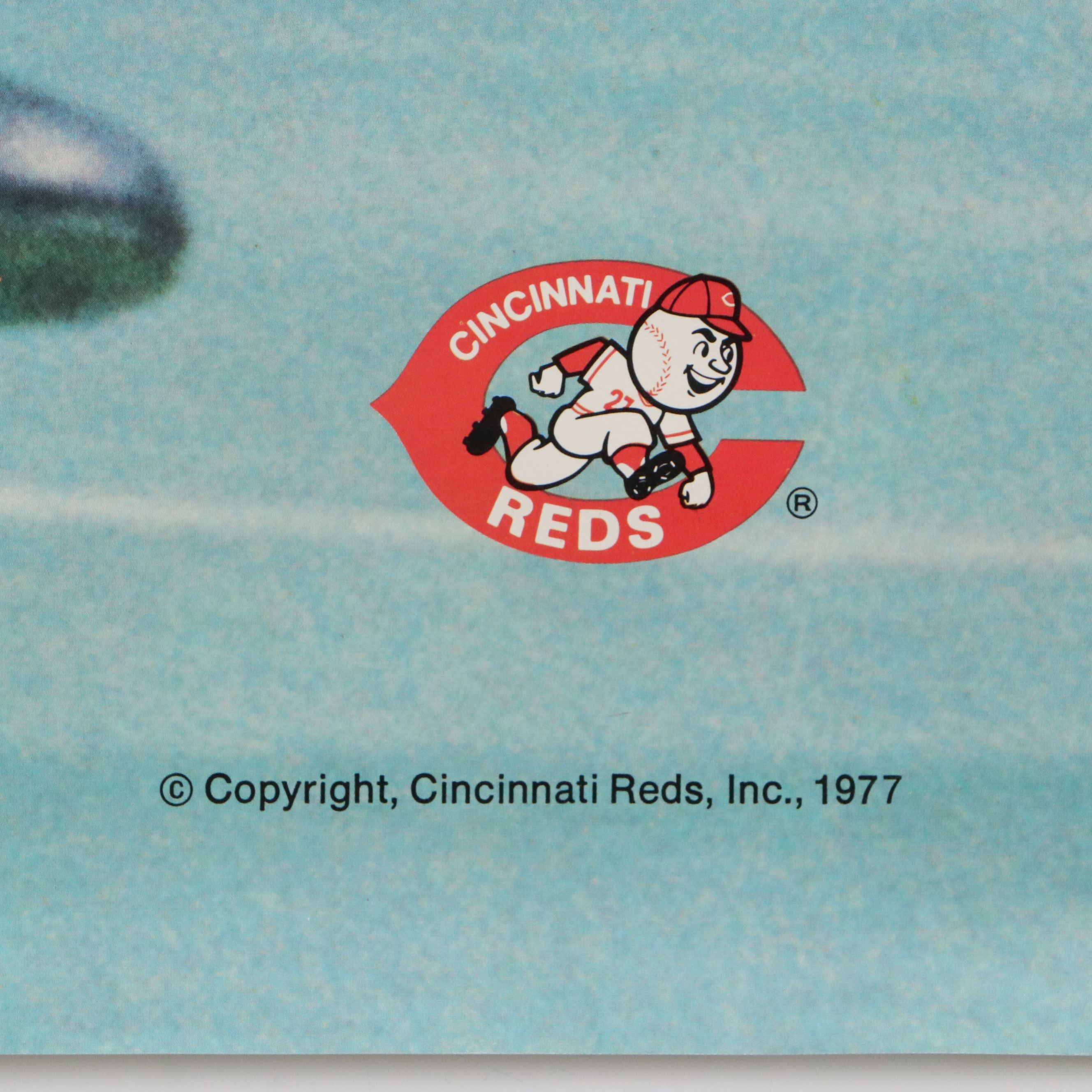 Assorted Cincinnati Reds Offset Lithograph Posters Including Pete Rose, 1970s