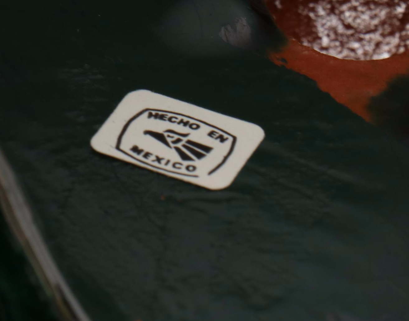 Mexican Ceramic Piñas de Barro Candle Lamps