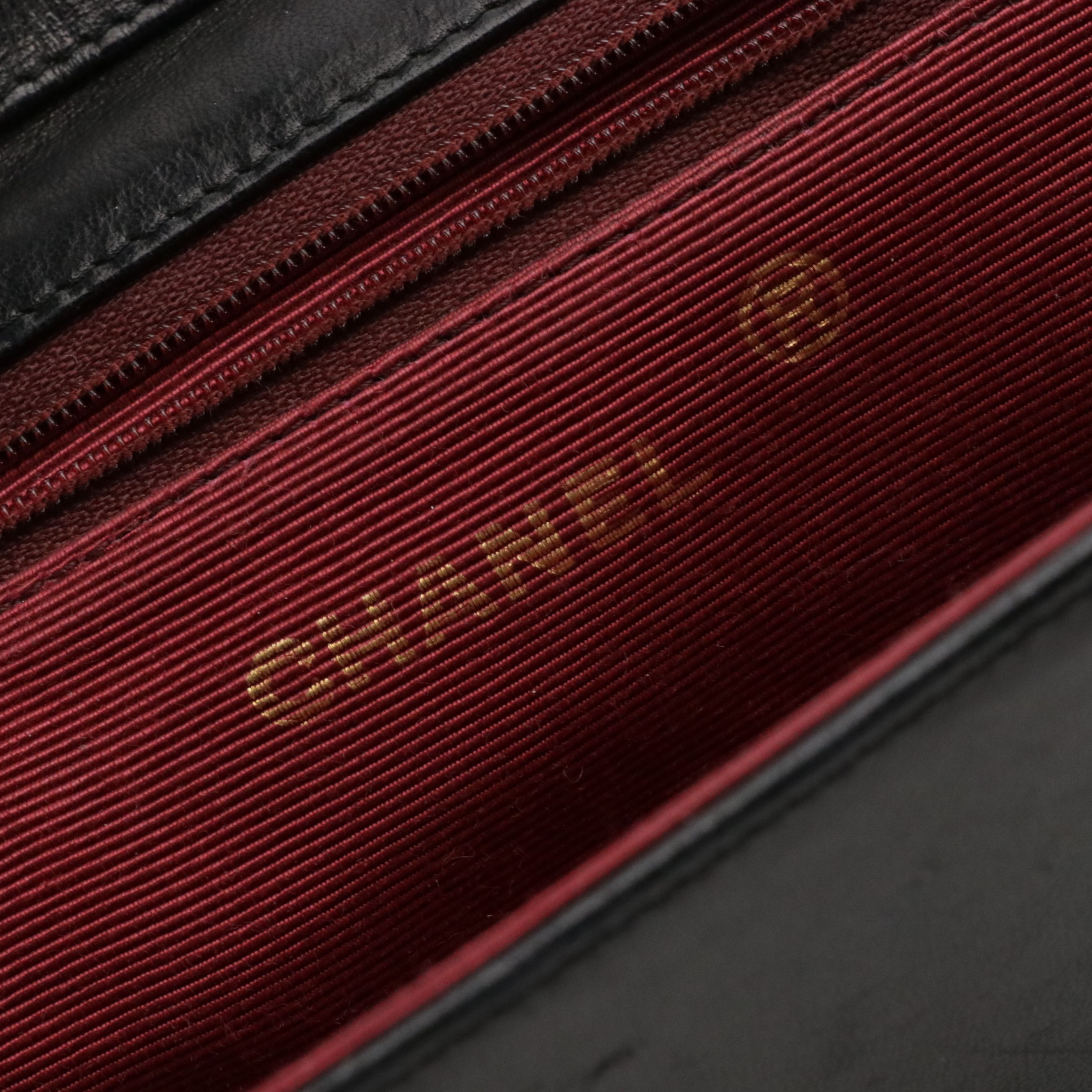 Chanel Half Moon Flap Bag in Quilted Lambskin Leather with Box