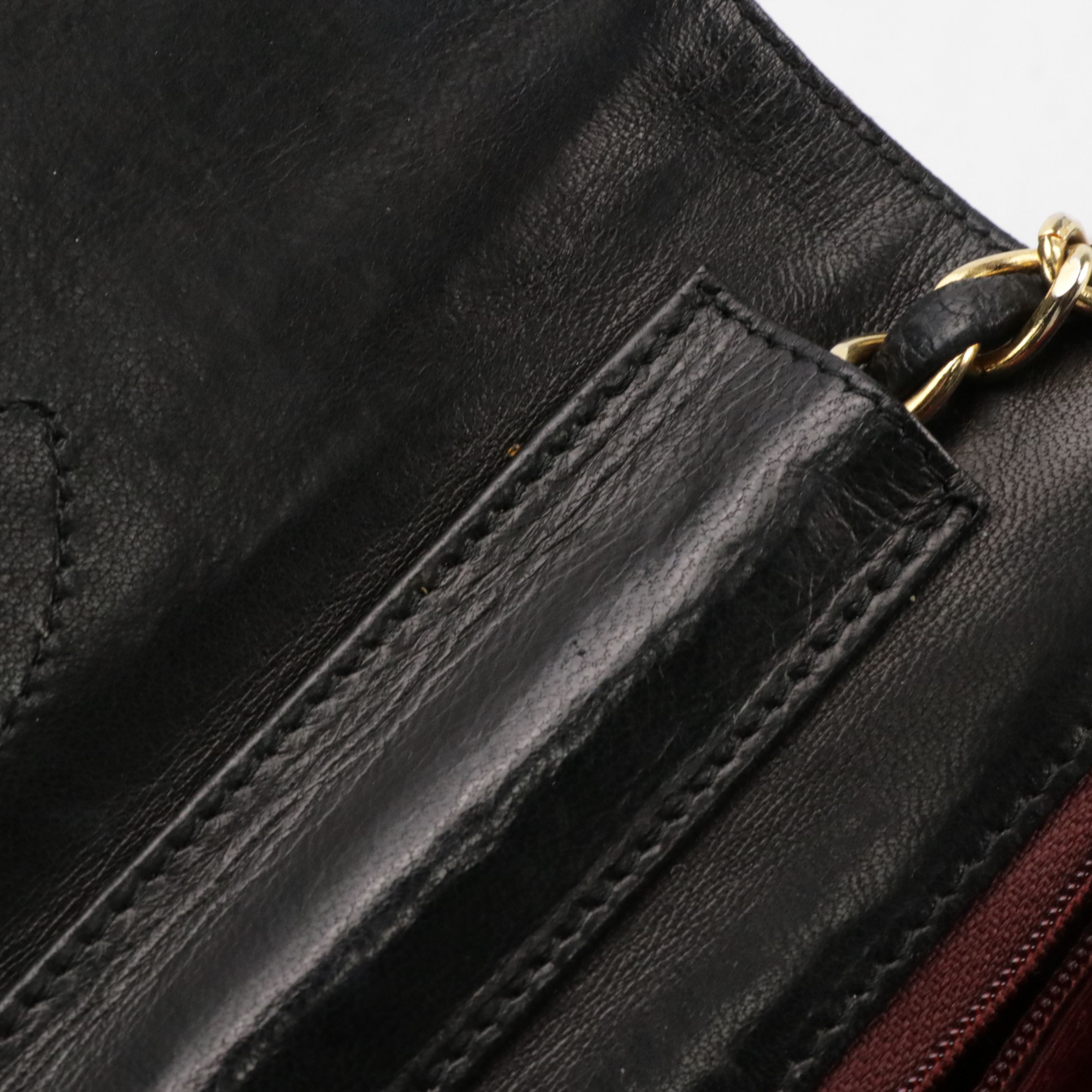 Chanel Half Moon Flap Bag in Quilted Lambskin Leather with Box