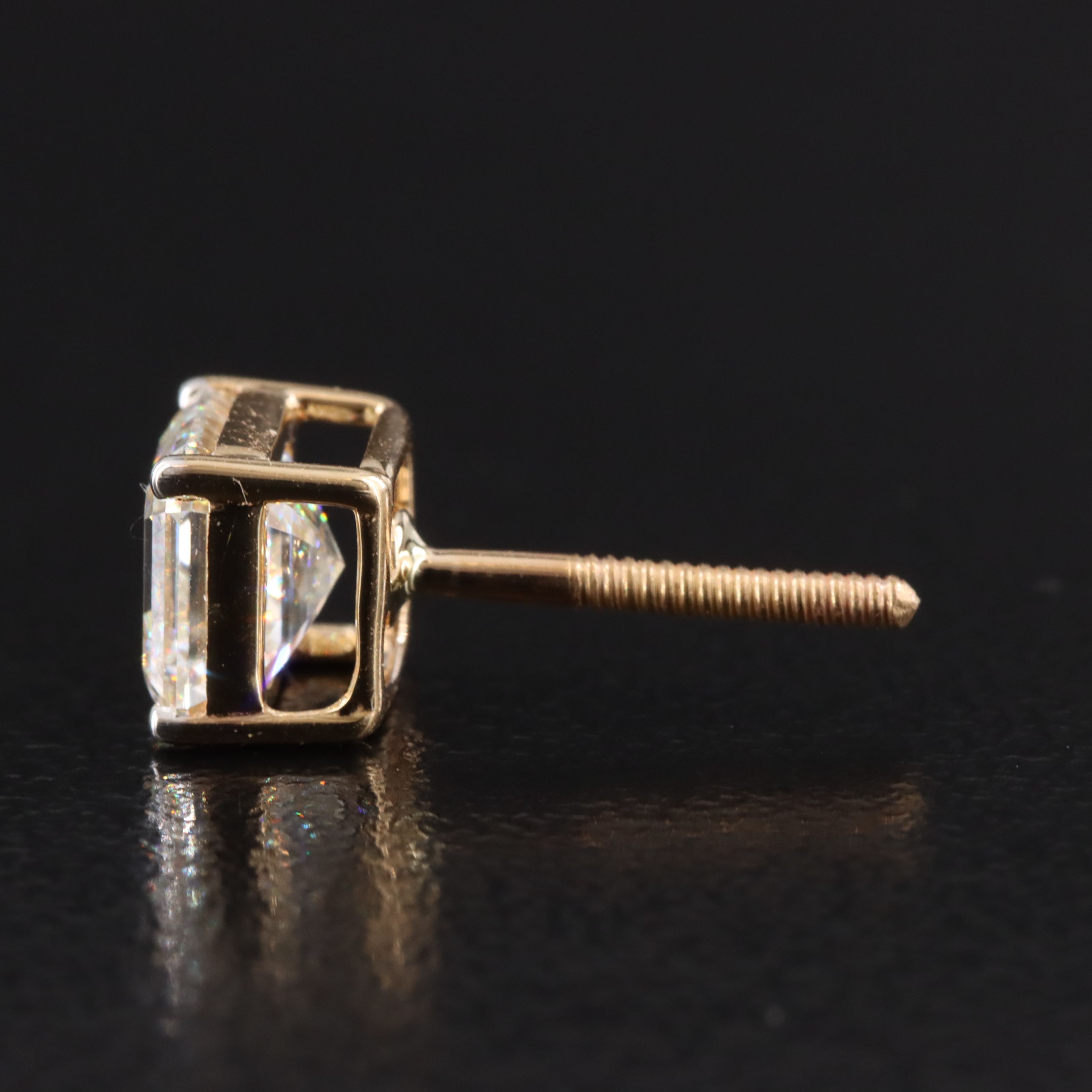 18K 2.03 CTW Diamond Stud Earrings with GIA Reports