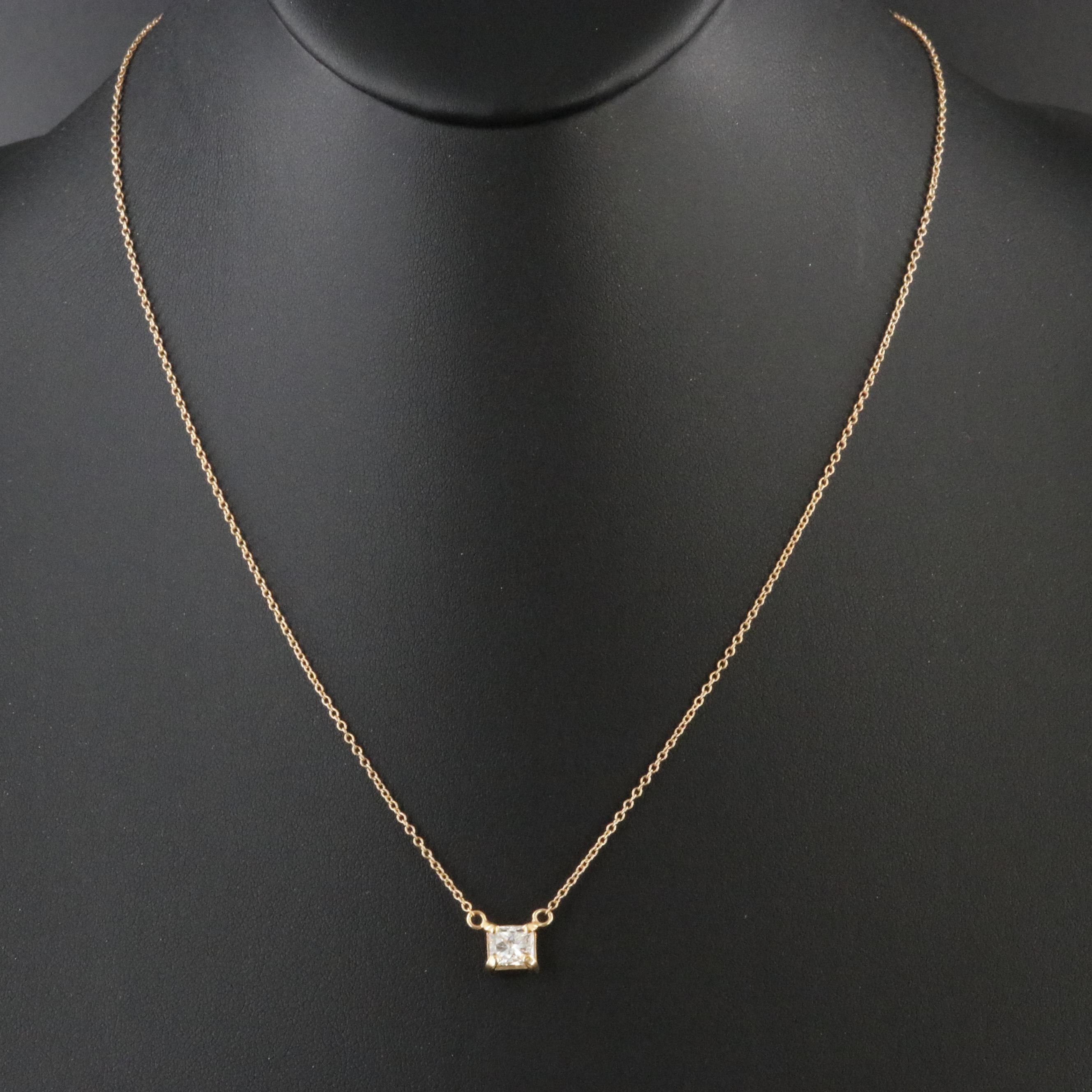 14K 1.13 CT Diamond Necklace