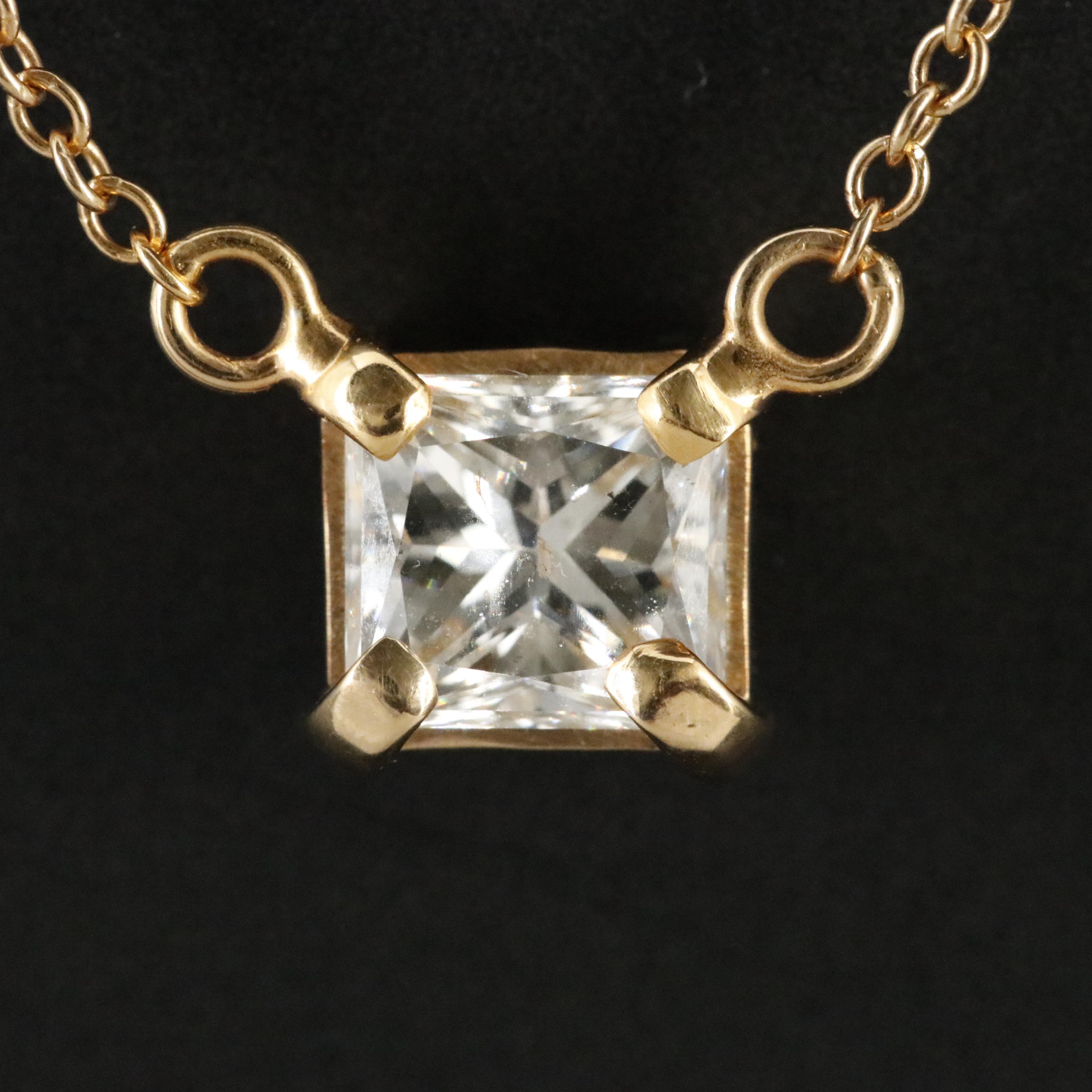 14K 1.13 CT Diamond Necklace