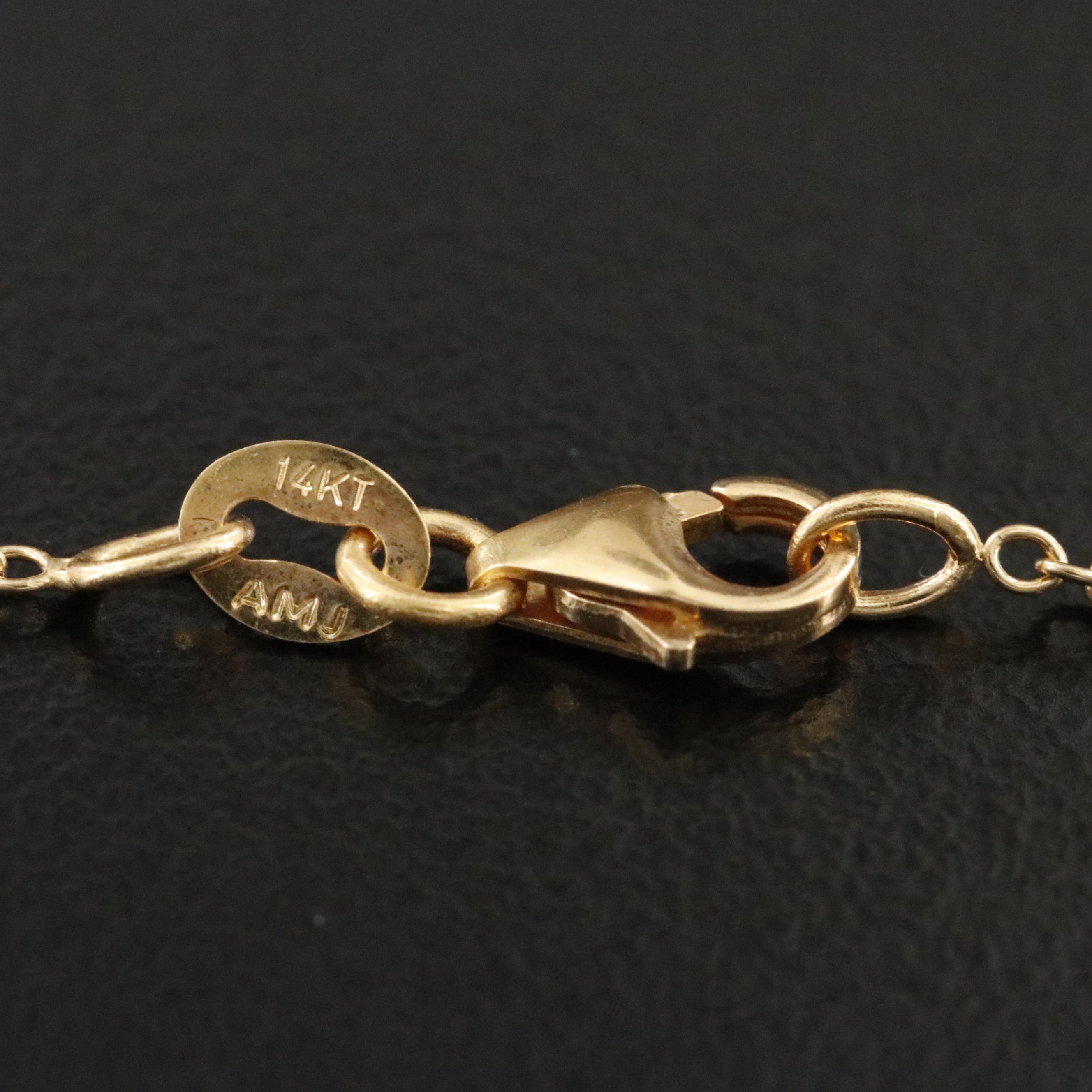 14K 1.13 CT Diamond Necklace