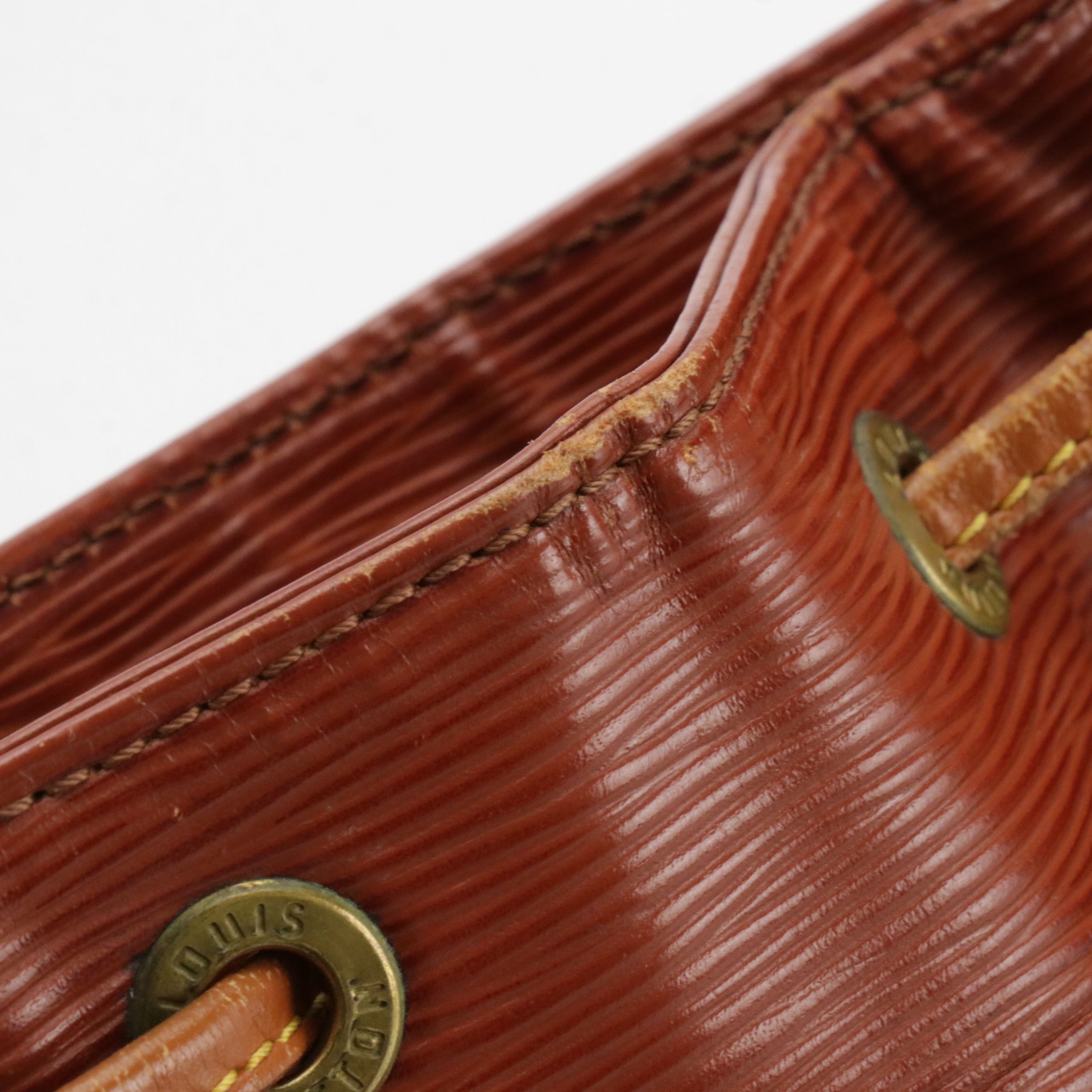 Louis Vuitton Noé Drawstring Tote in Cipango Gold Epi and Smooth Leather