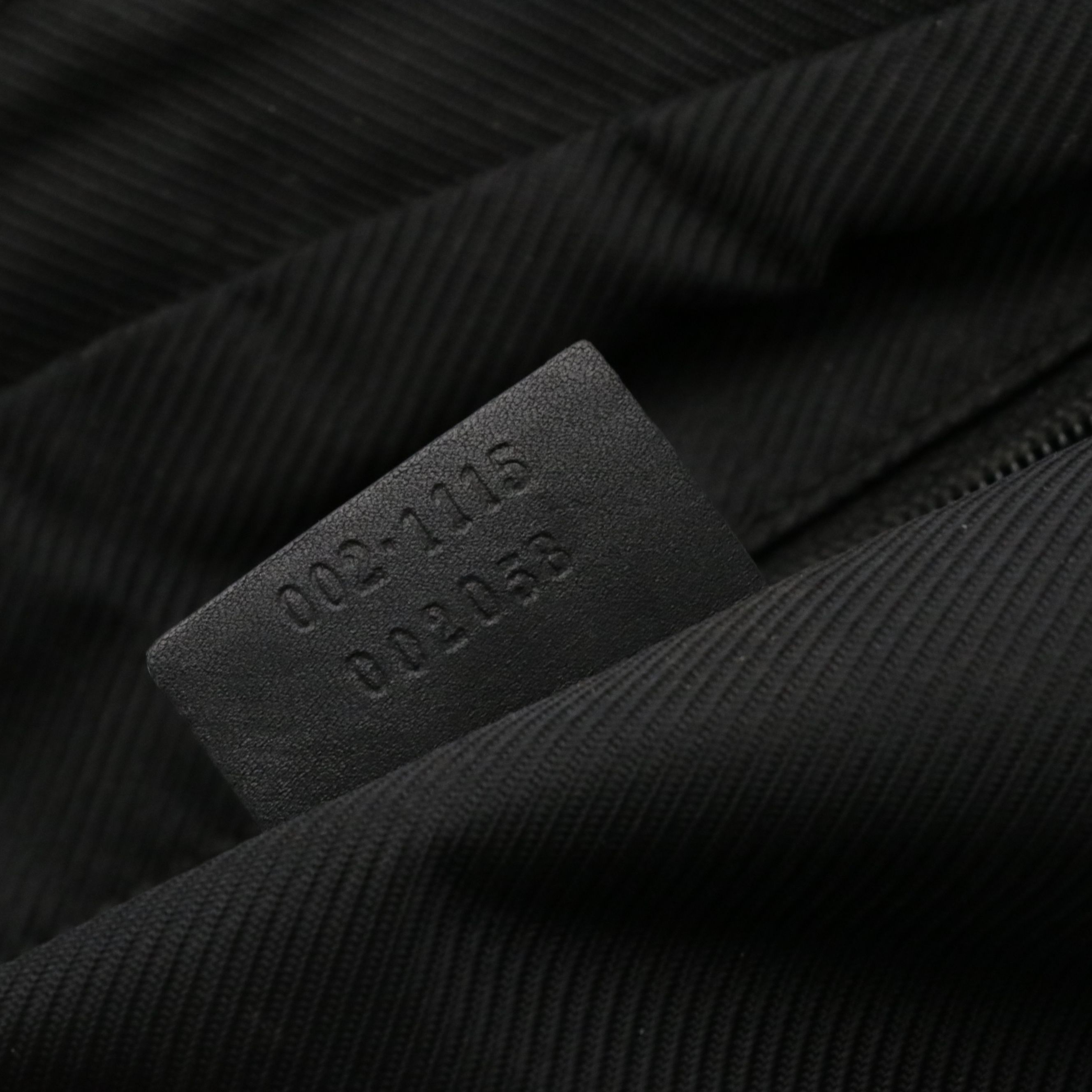 Gucci Double Zip Pocket Boston Shoulder Bag in Black GG Canvas and Leather