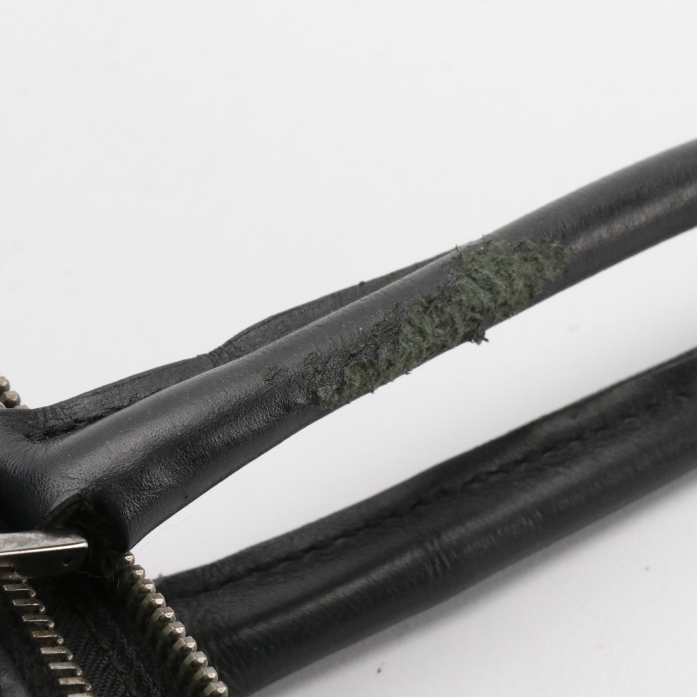 Gucci Double Zip Pocket Boston Shoulder Bag in Black GG Canvas and Leather