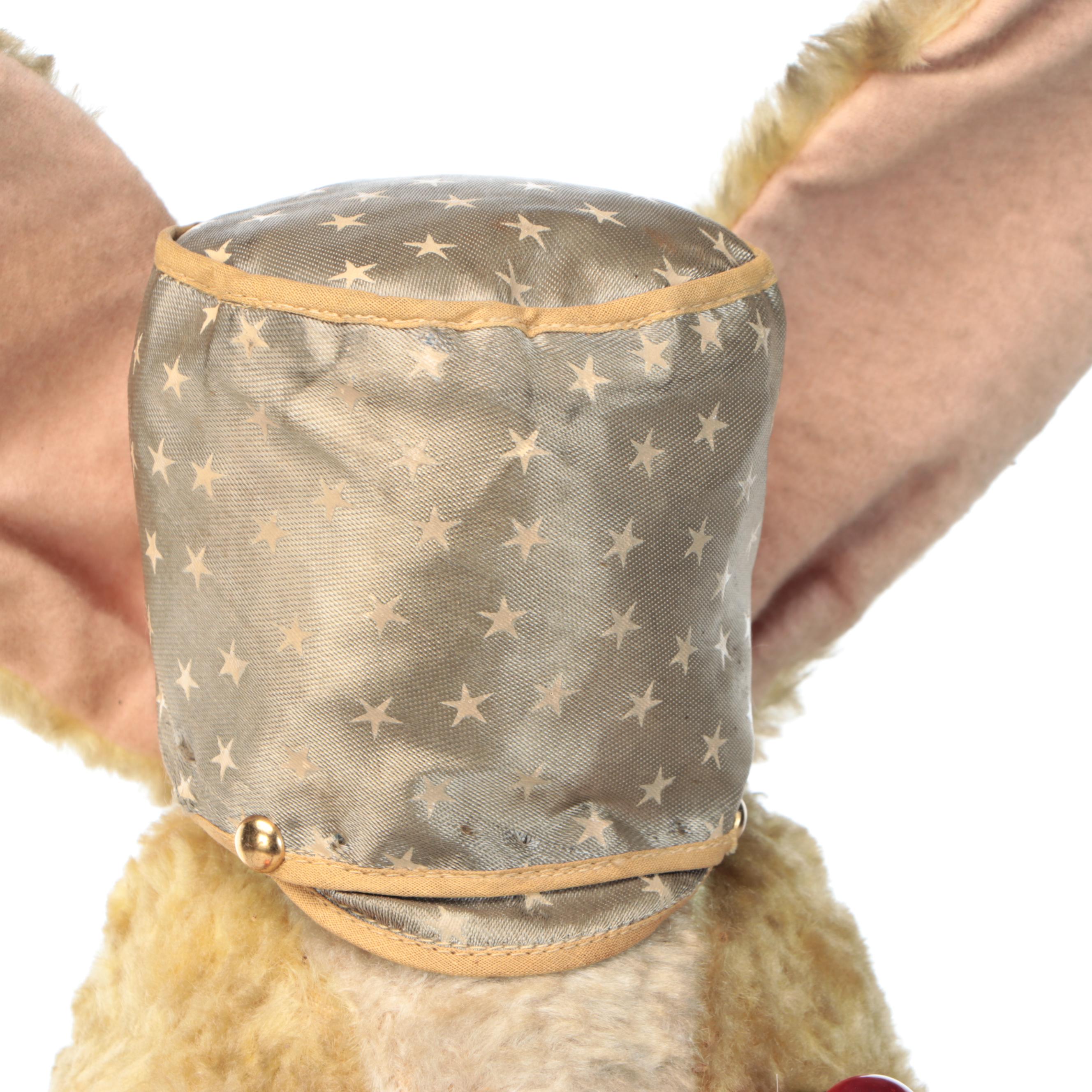 Patriotic Plush Rabbit with Illuminating Eyes