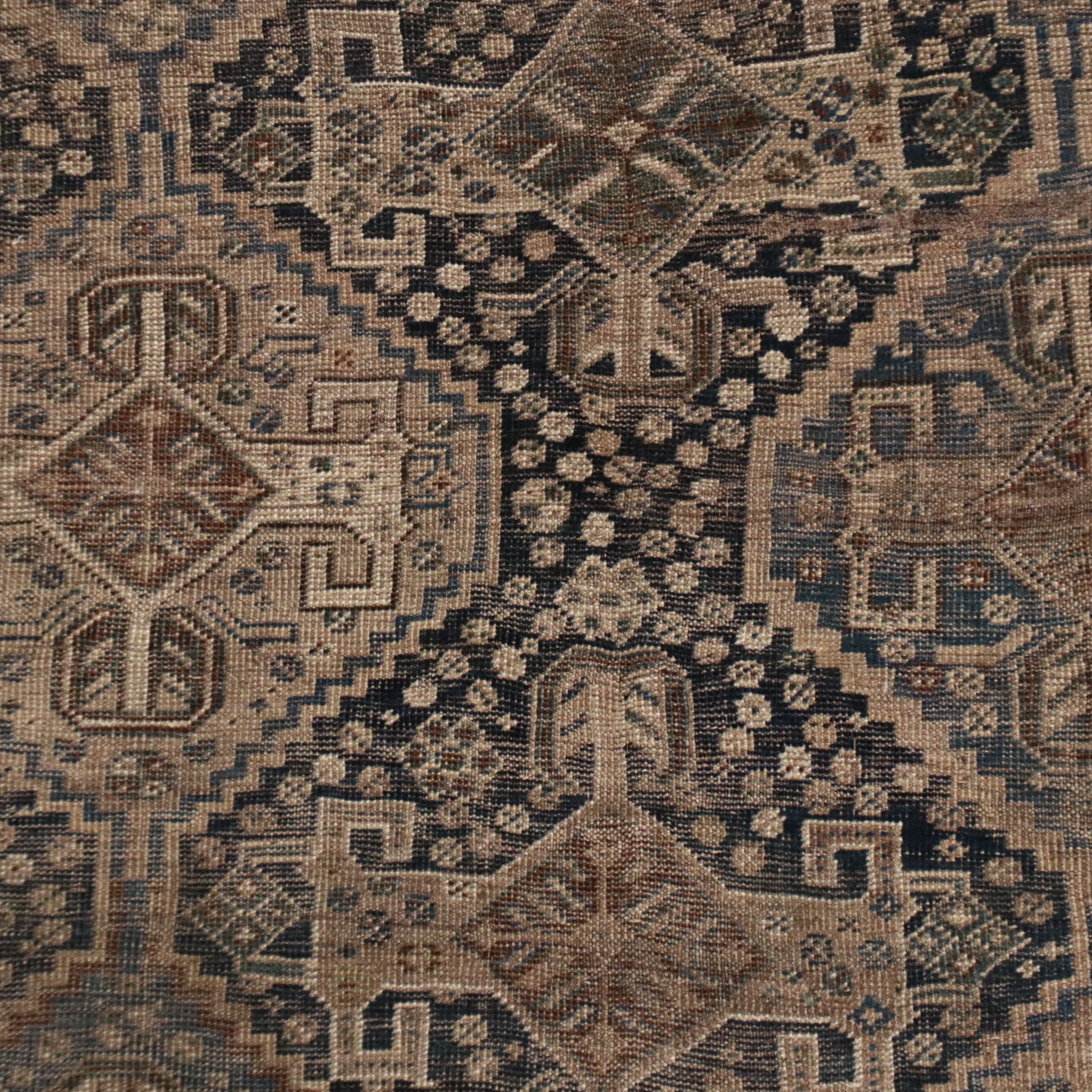 4'3 x 5'10 Hand-Knotted Afghan Turkmen Area Rug