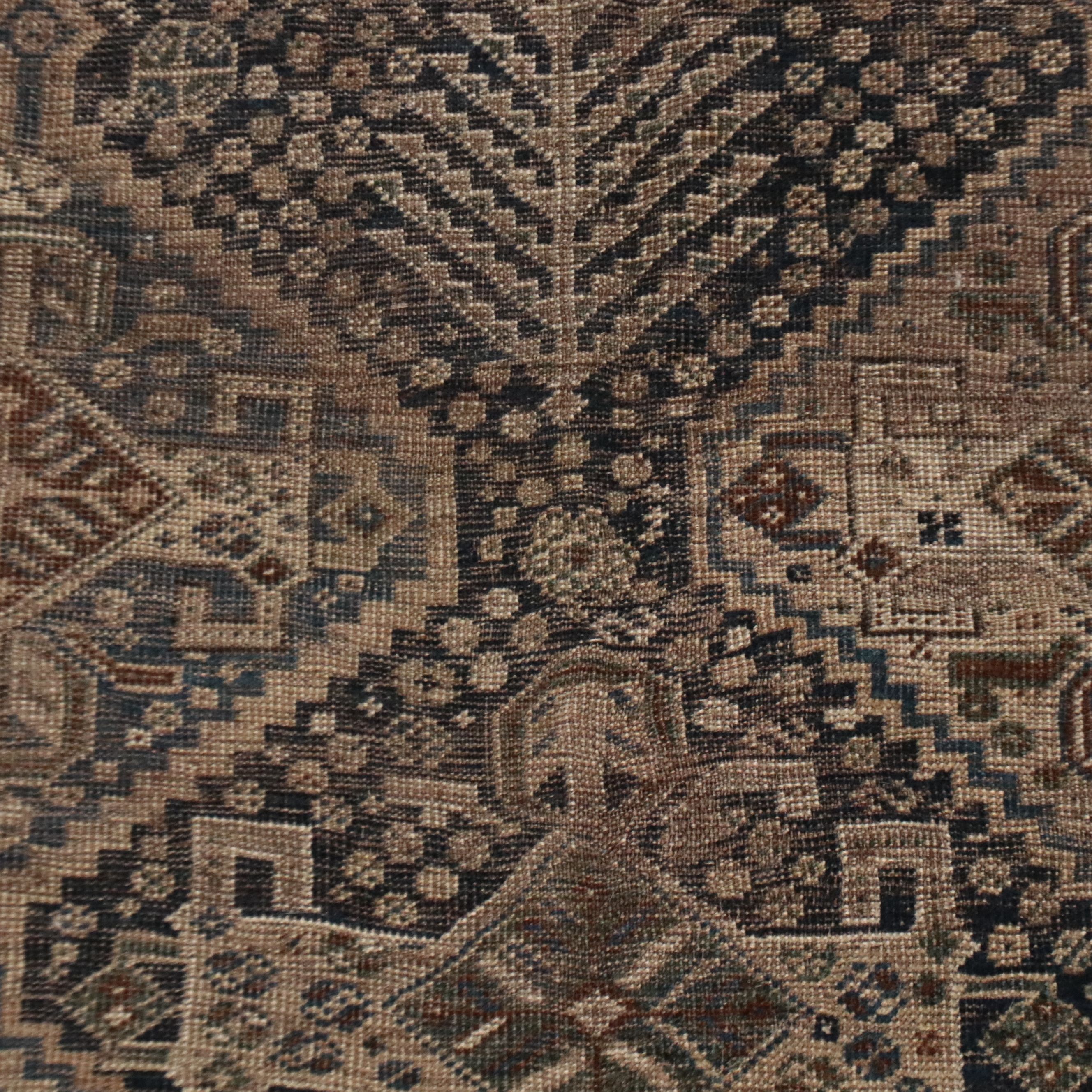 4'3 x 5'10 Hand-Knotted Afghan Turkmen Area Rug