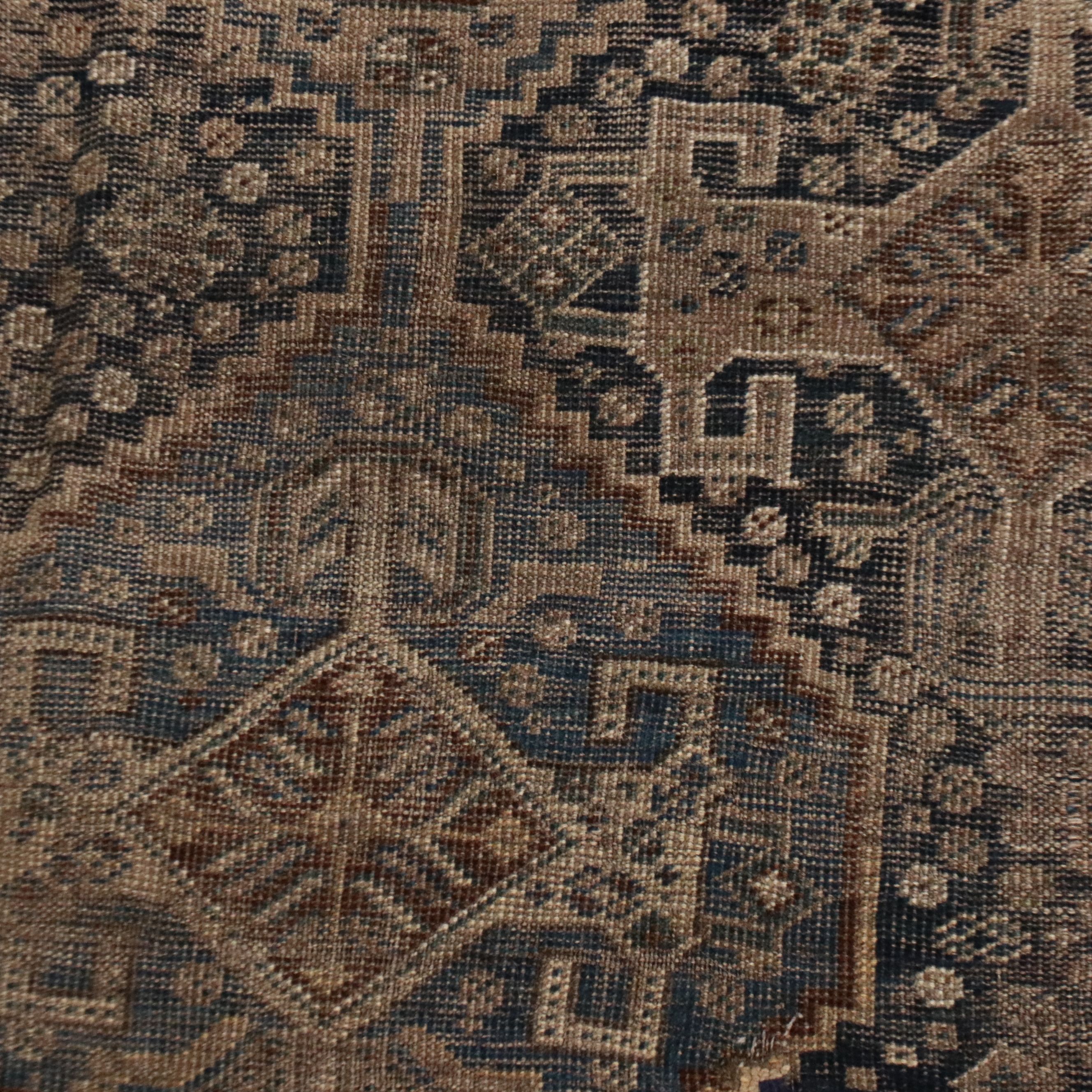 4'3 x 5'10 Hand-Knotted Afghan Turkmen Area Rug