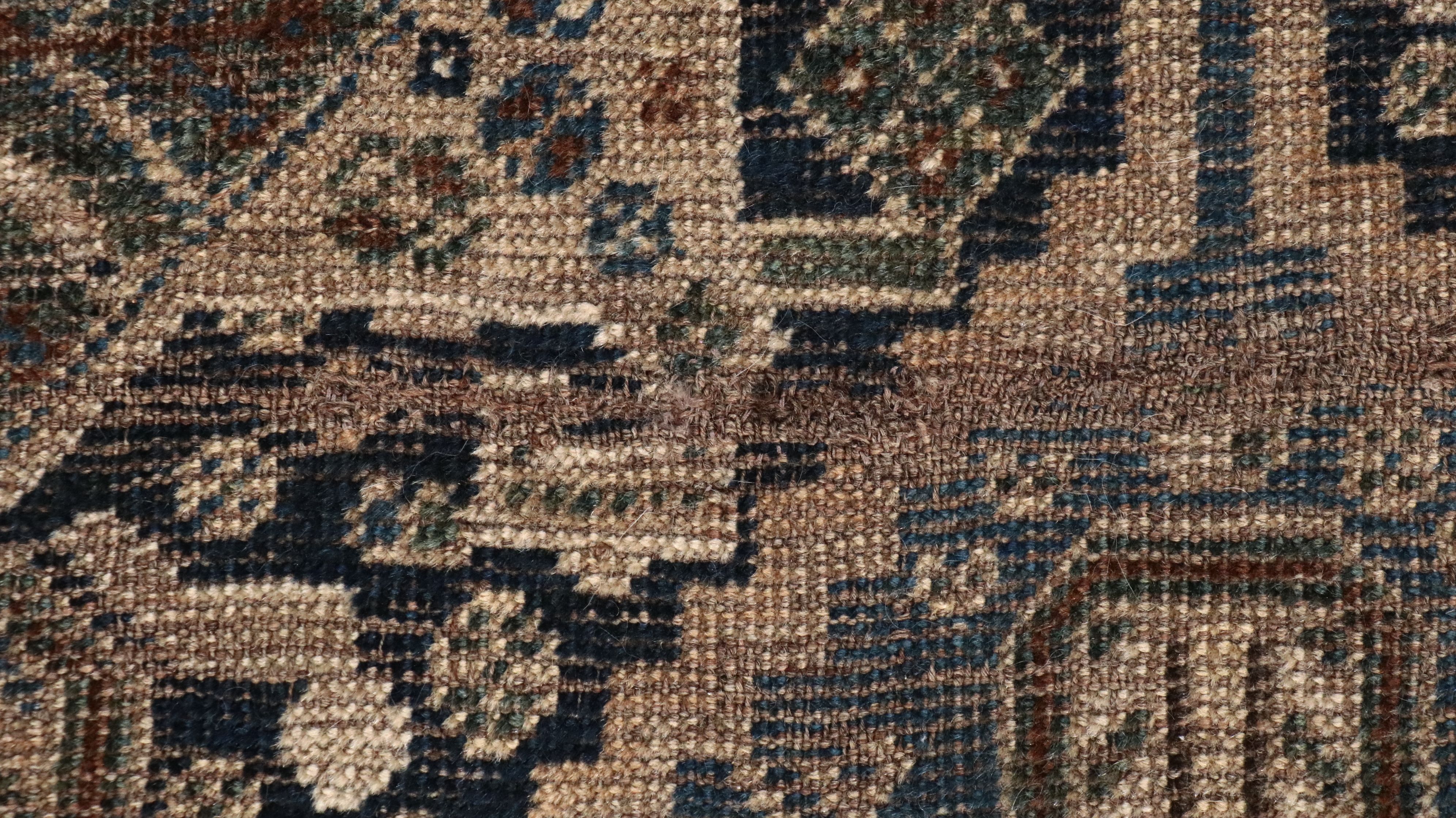 4'3 x 5'10 Hand-Knotted Afghan Turkmen Area Rug