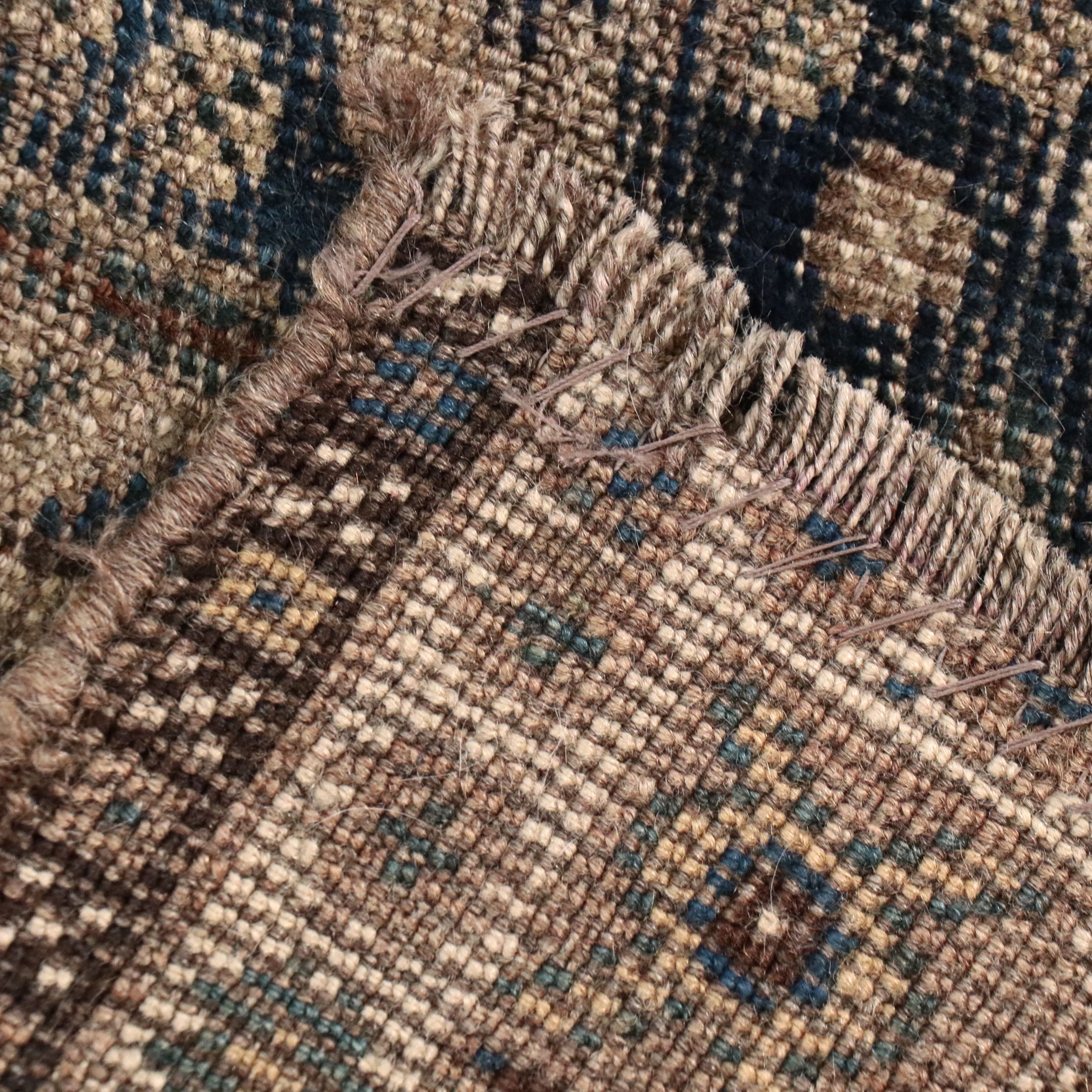 4'3 x 5'10 Hand-Knotted Afghan Turkmen Area Rug