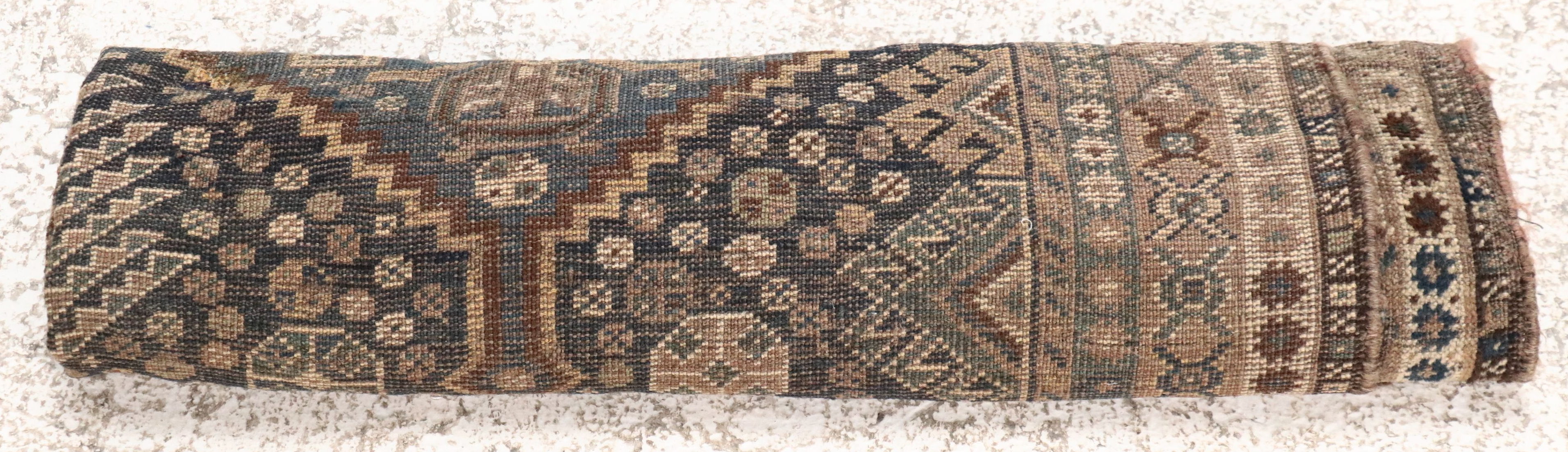 4'3 x 5'10 Hand-Knotted Afghan Turkmen Area Rug