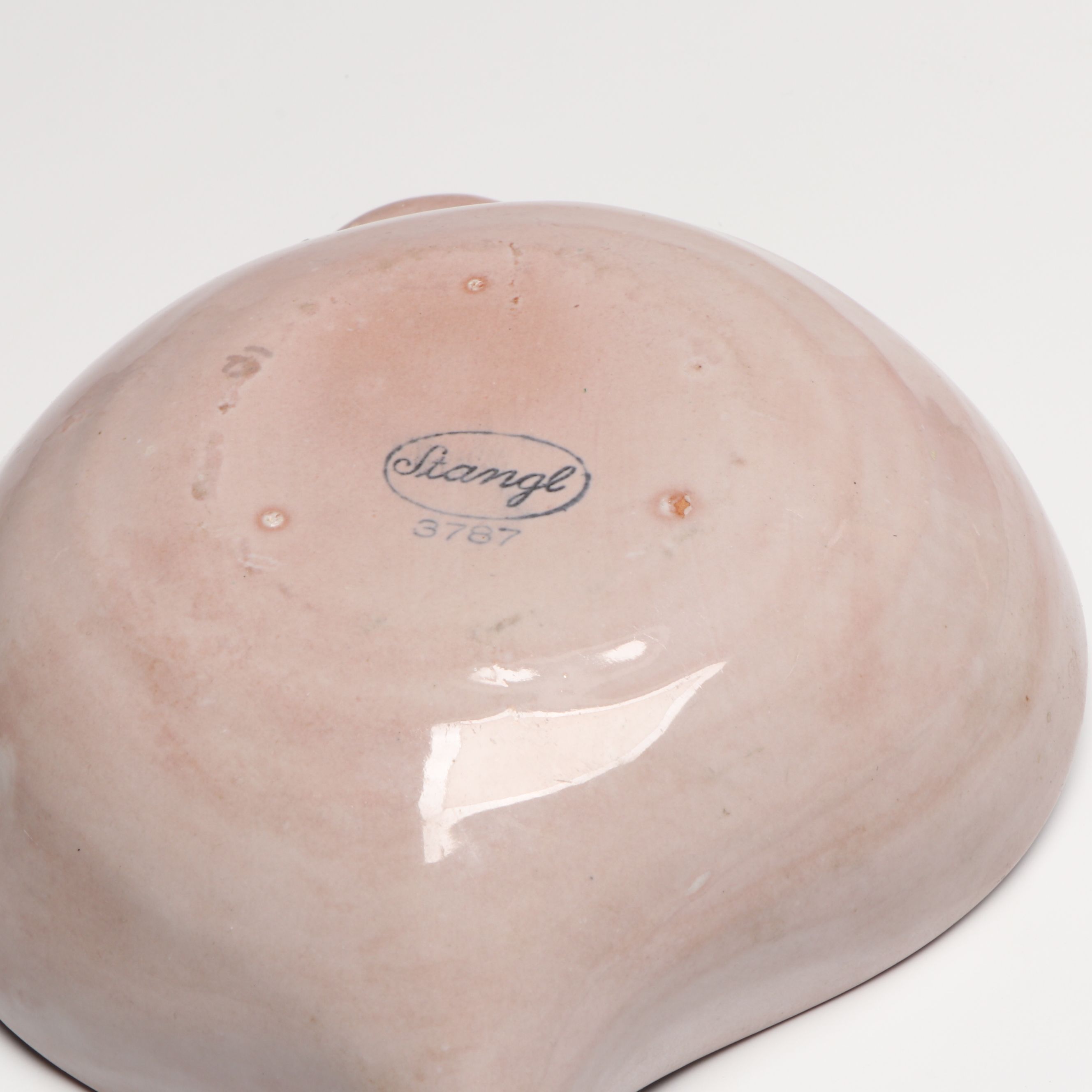 Floral Cut Crystal Bowl, Cranberry Glass Vase and Other Serveware