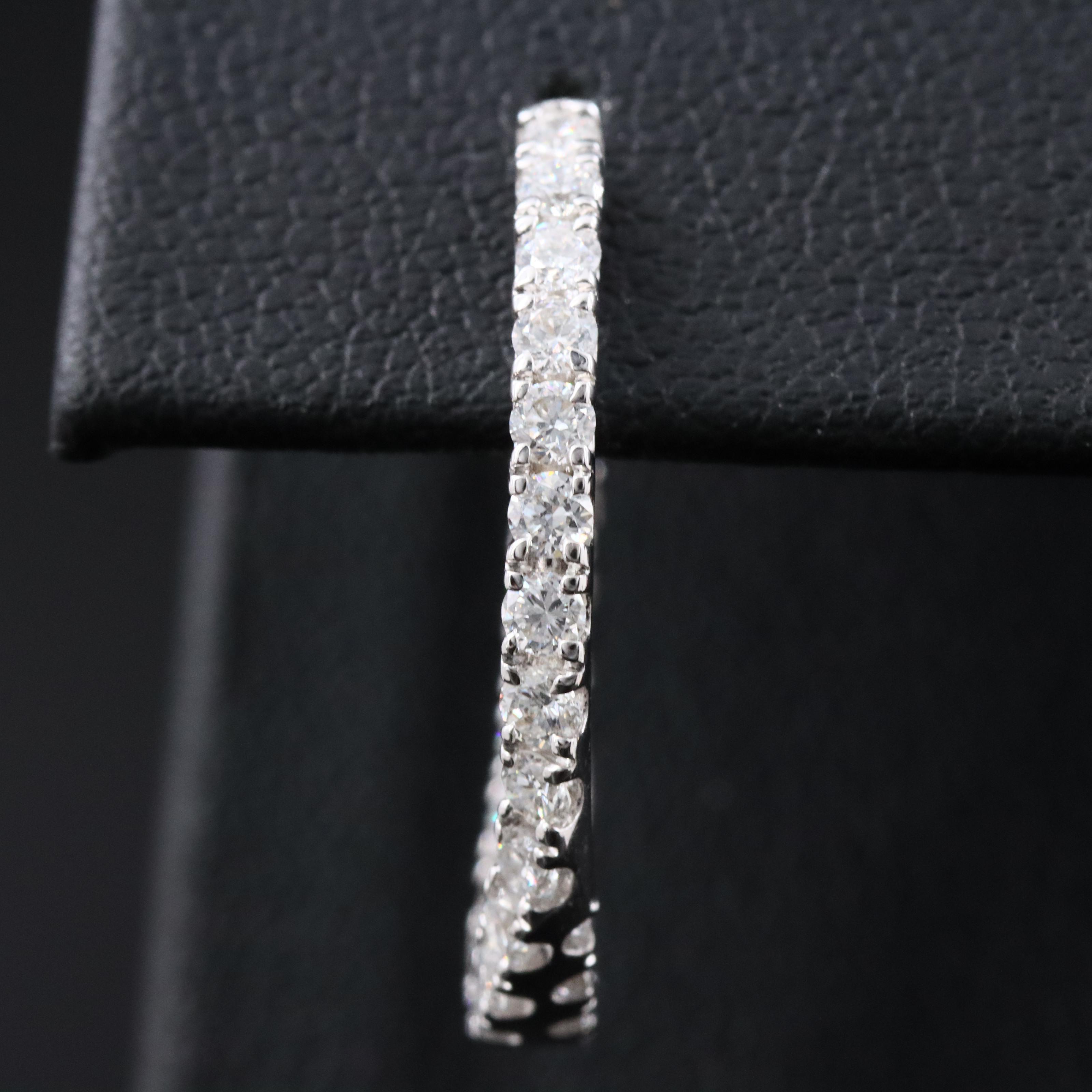 14K 1.31 CTW Lab Grown Diamond J Hoop Earrings