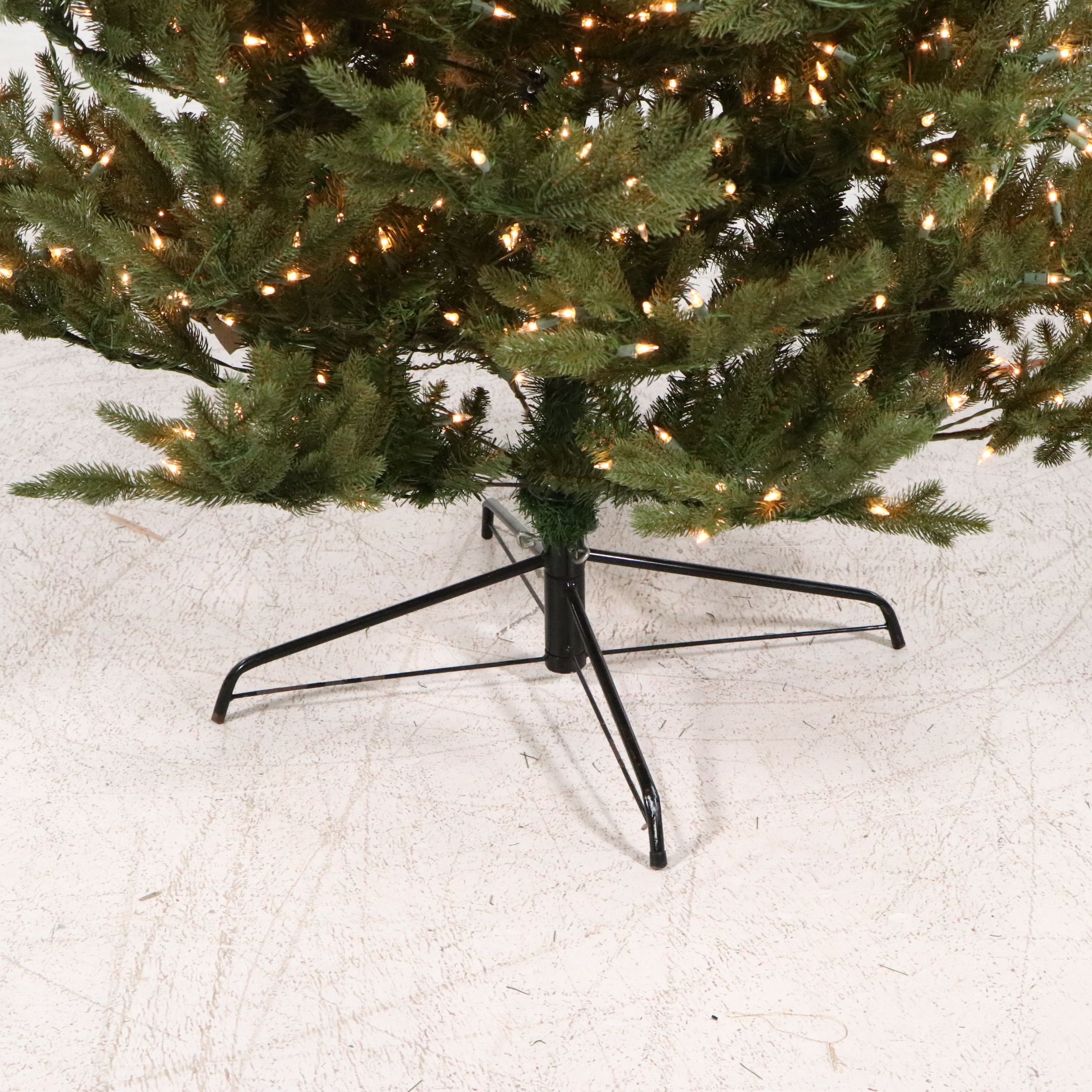 Frontgate Holiday Collection Pre-Lit Artificial Christmas Tree with Storage Bag