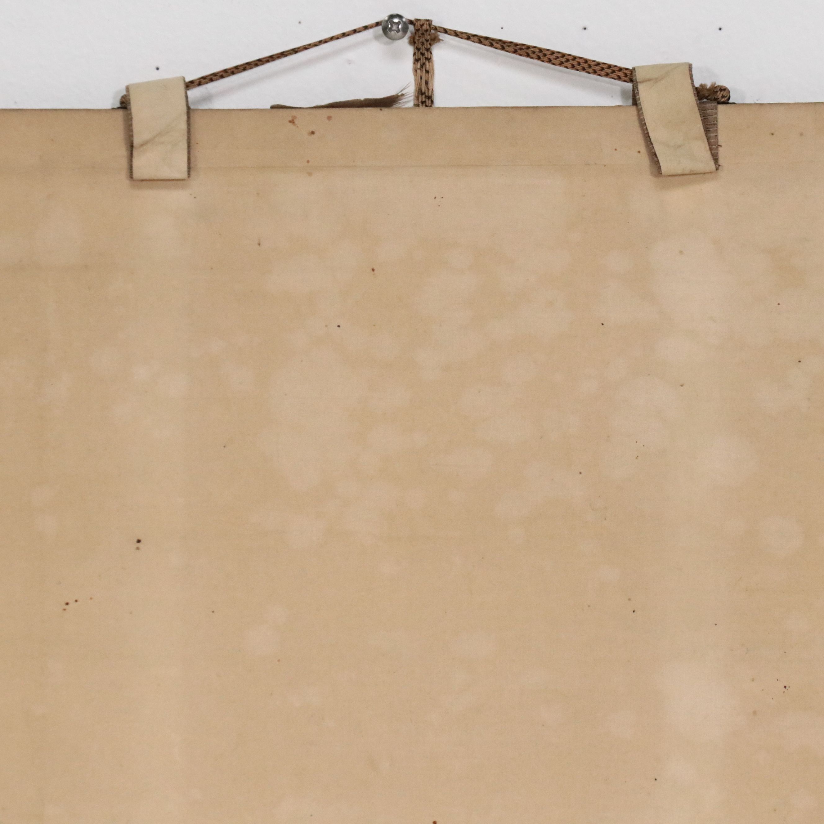 Watercolor Sansui Landscape Scroll, Late 19th Century