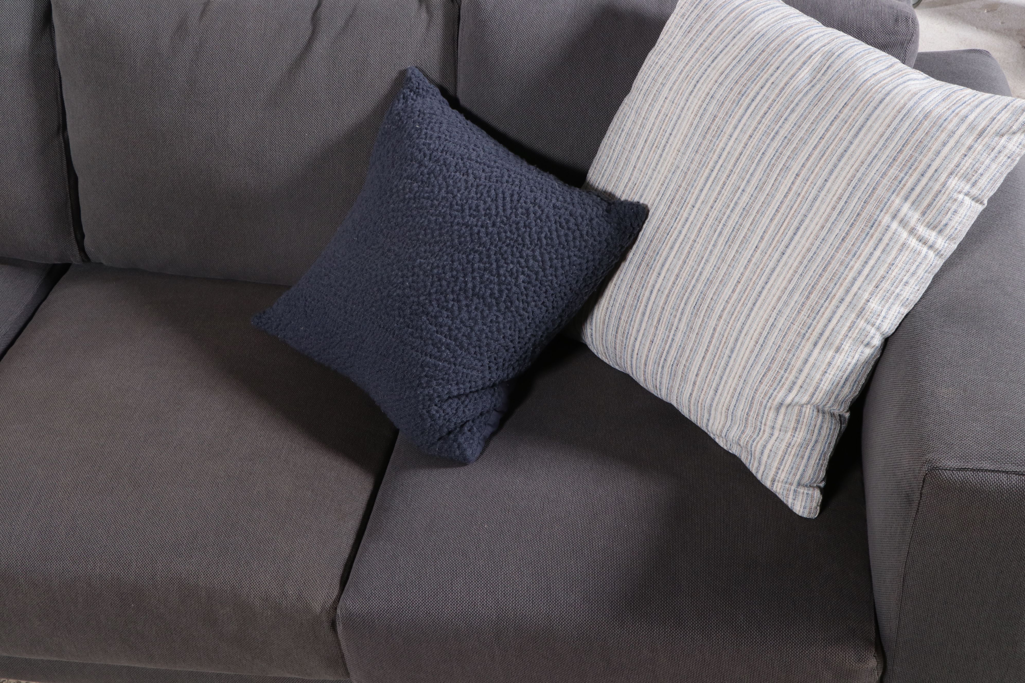 IKEA Scandinavian Modern Style Upholstered Sectional Sofa