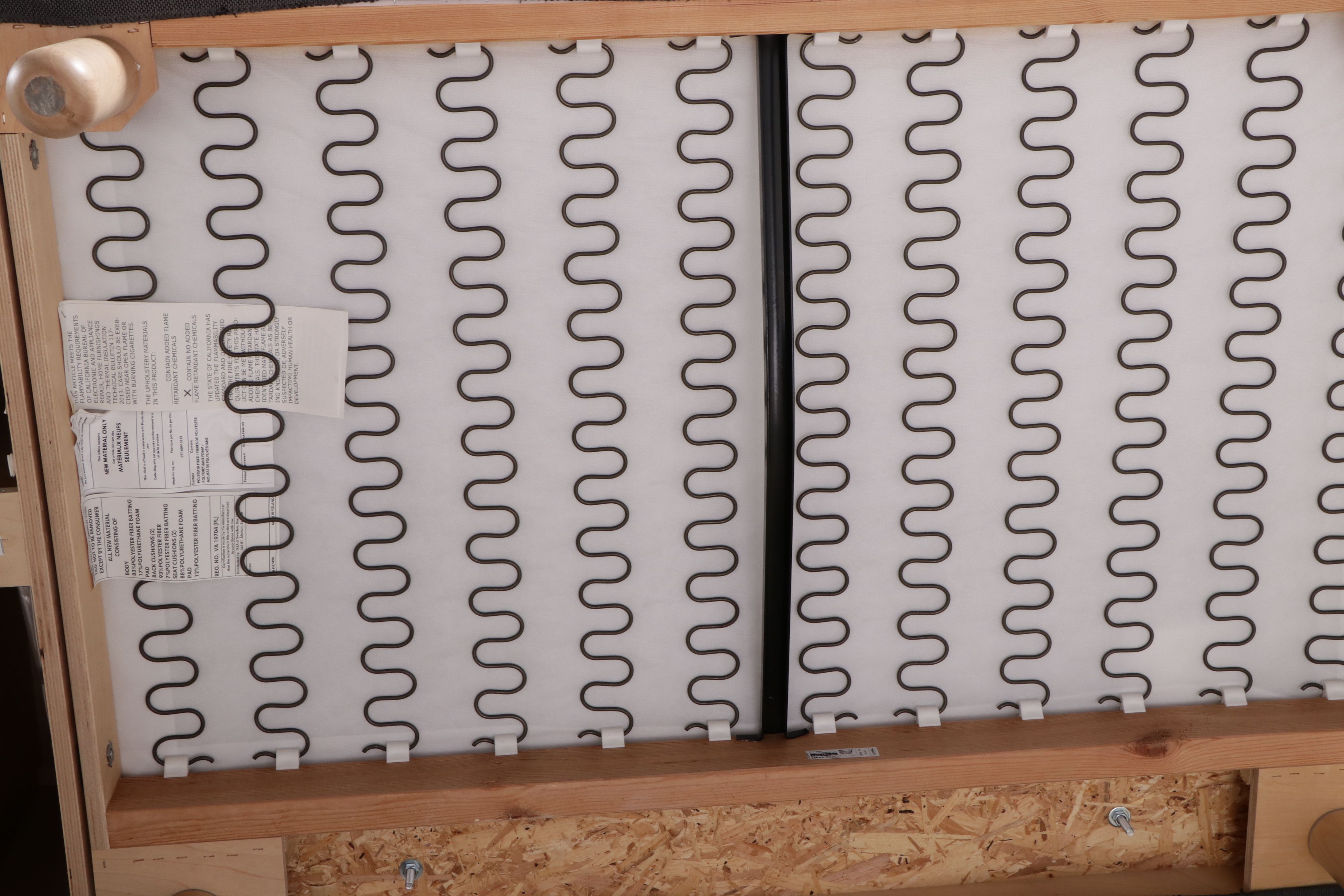 IKEA Scandinavian Modern Style Upholstered Sectional Sofa