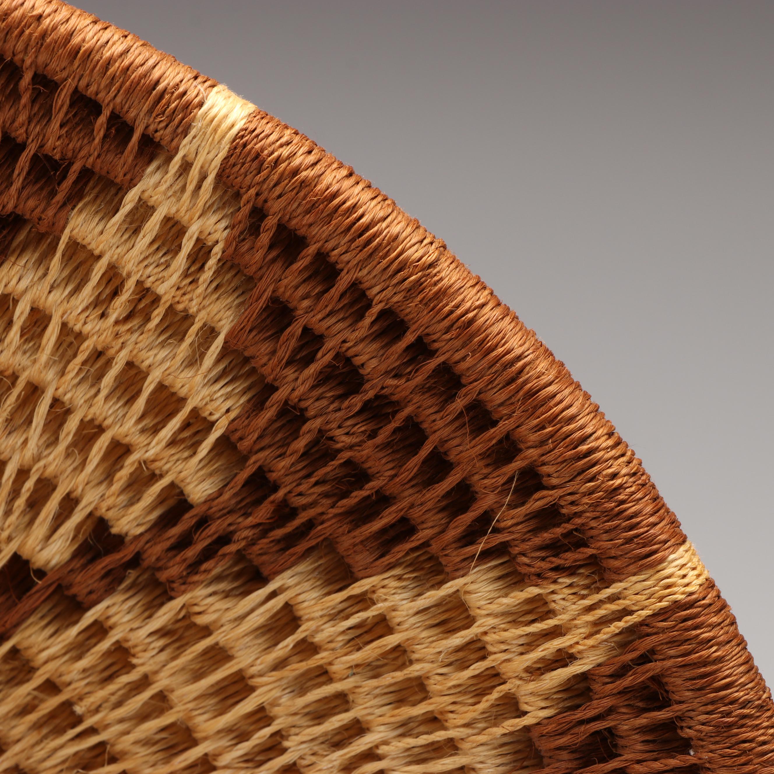 Zimbabwean Shona Peoples Handwoven Sisal Fiber Basketry