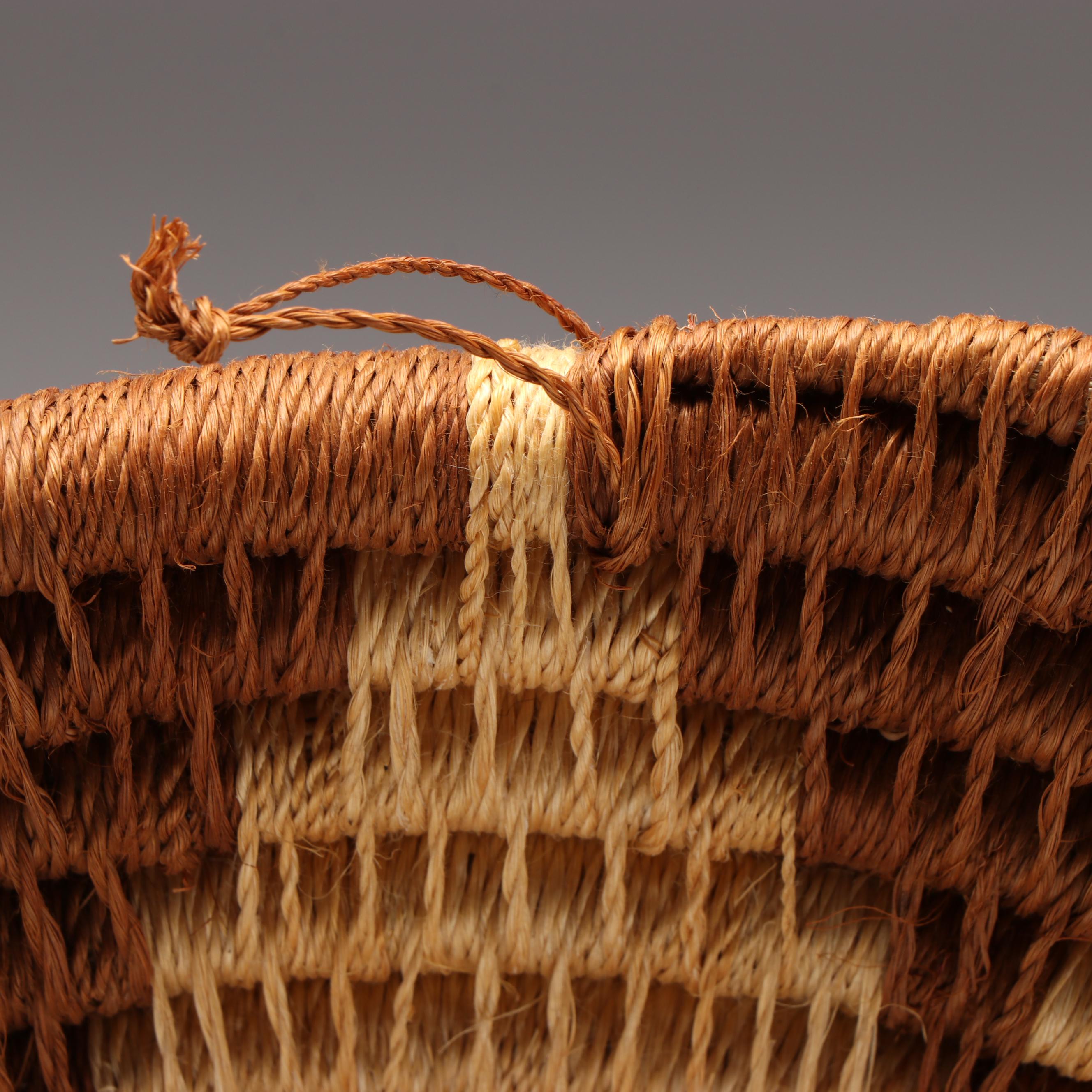 Zimbabwean Shona Peoples Handwoven Sisal Fiber Basketry