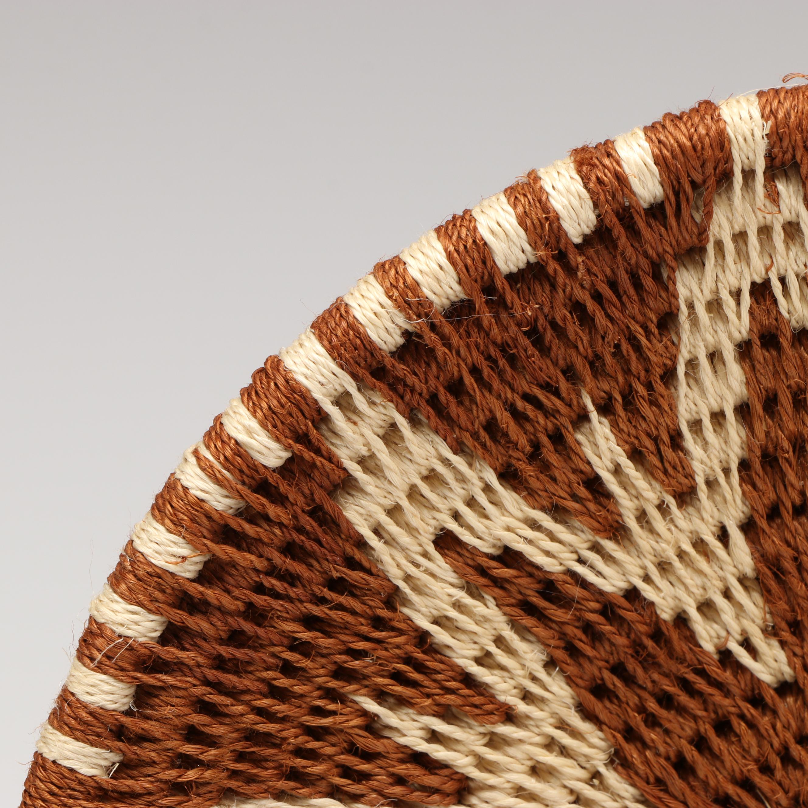 Zimbabwean Shona Peoples Handwoven Sisal Fiber Basketry