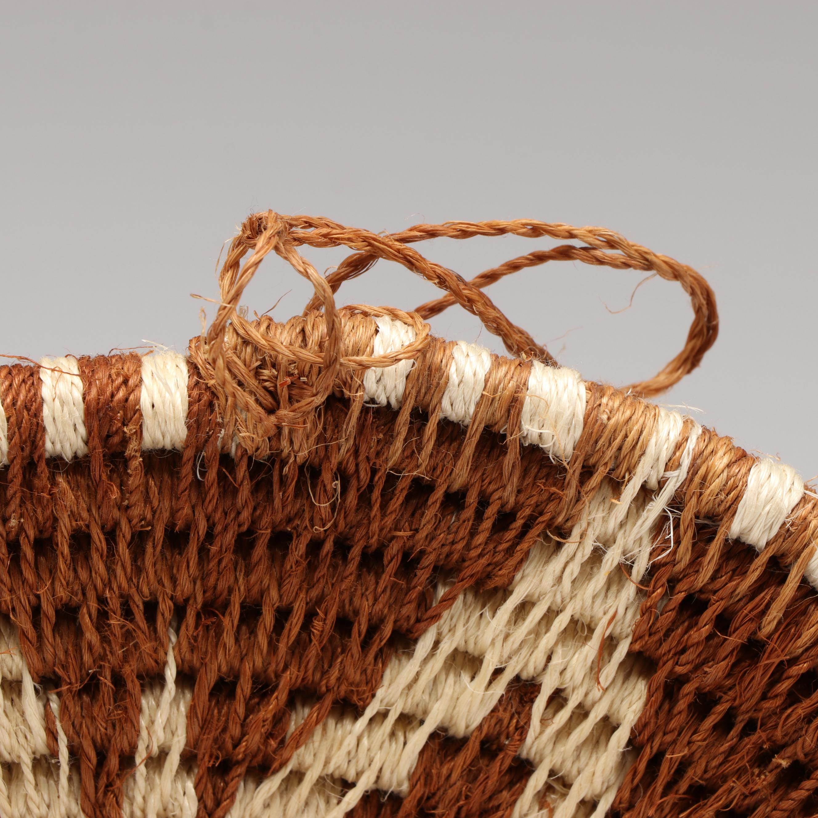 Zimbabwean Shona Peoples Handwoven Sisal Fiber Basketry
