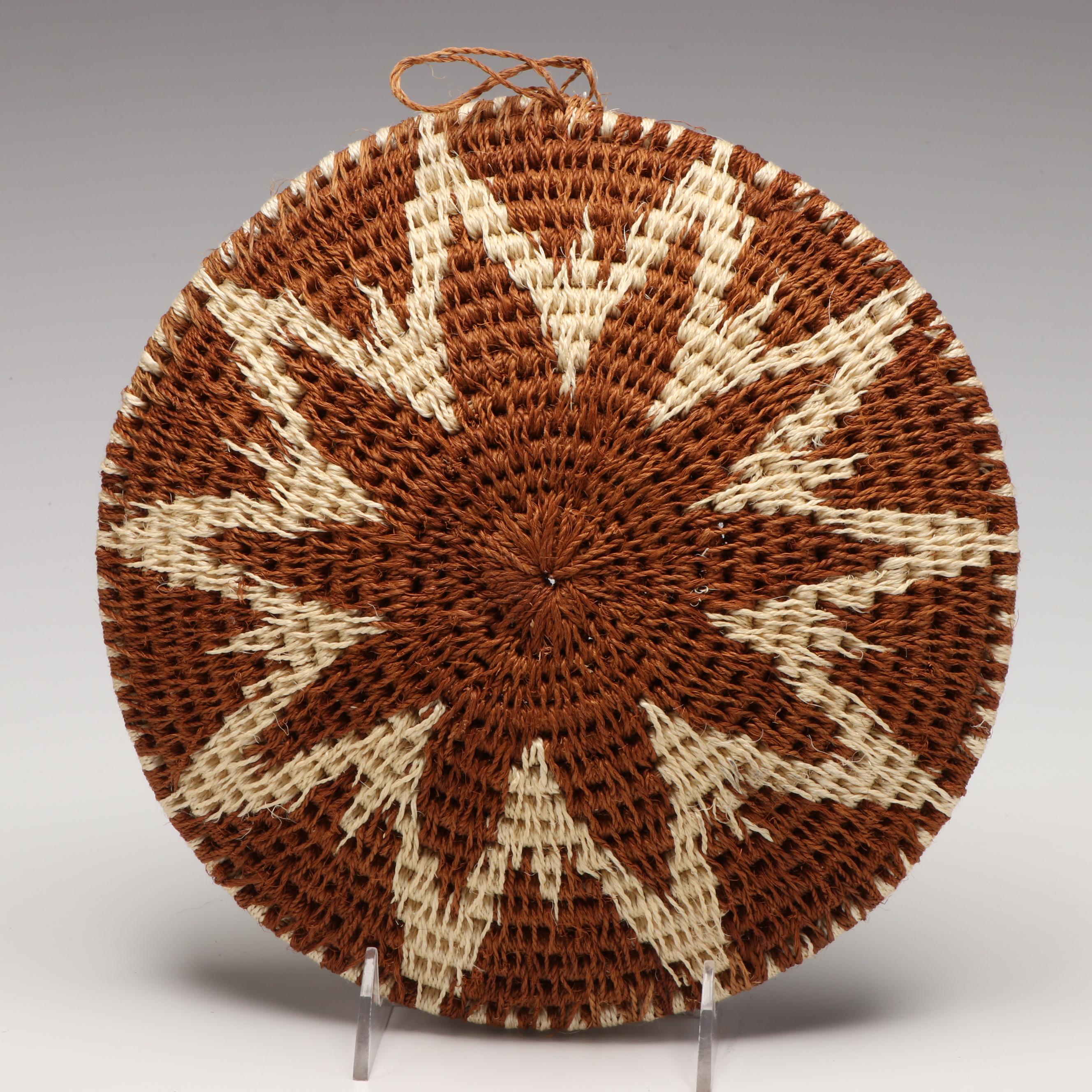 Zimbabwean Shona Peoples Handwoven Sisal Fiber Basketry