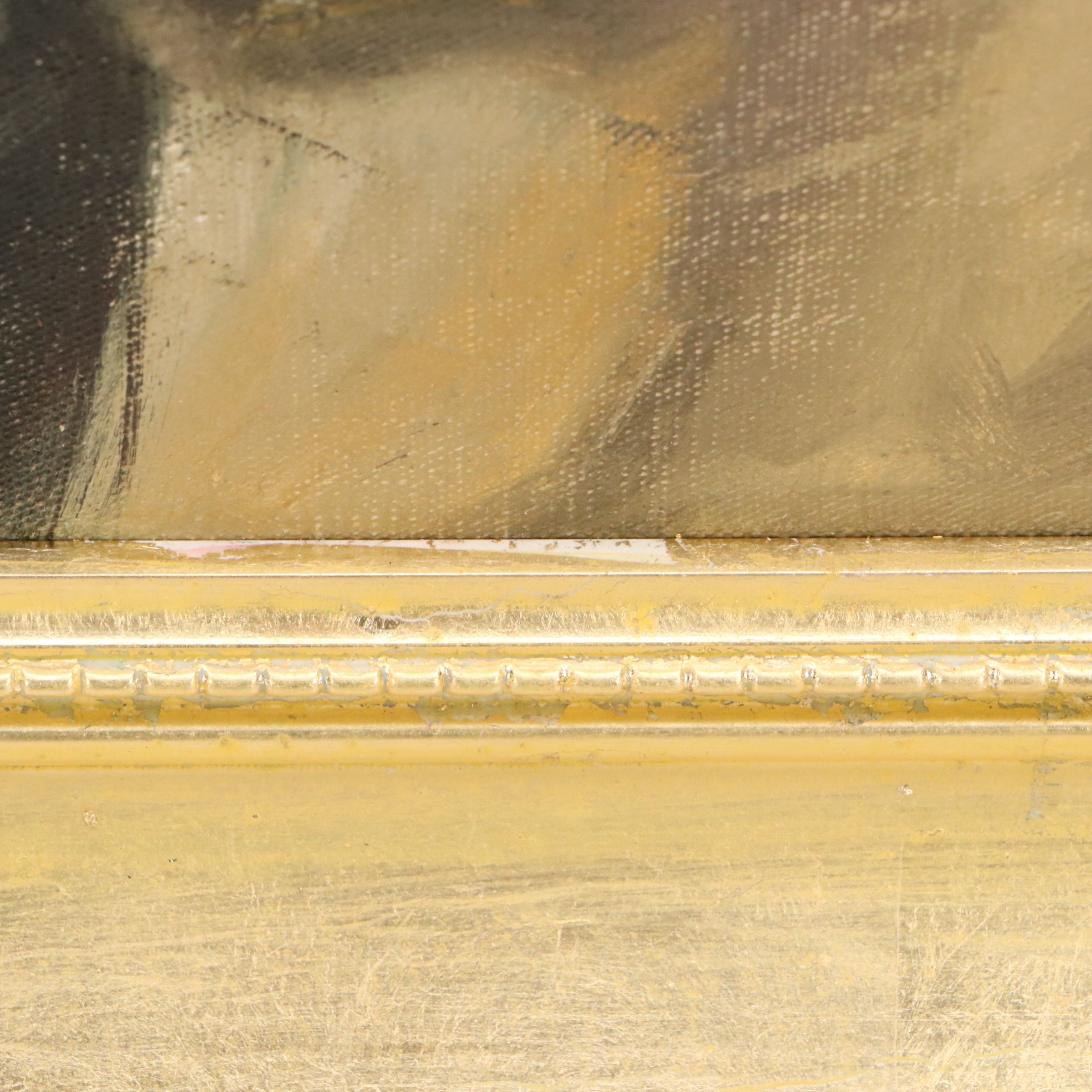 Jorge (Braun) Tarallo Oil Painting "Native American Man," Late 20th Century