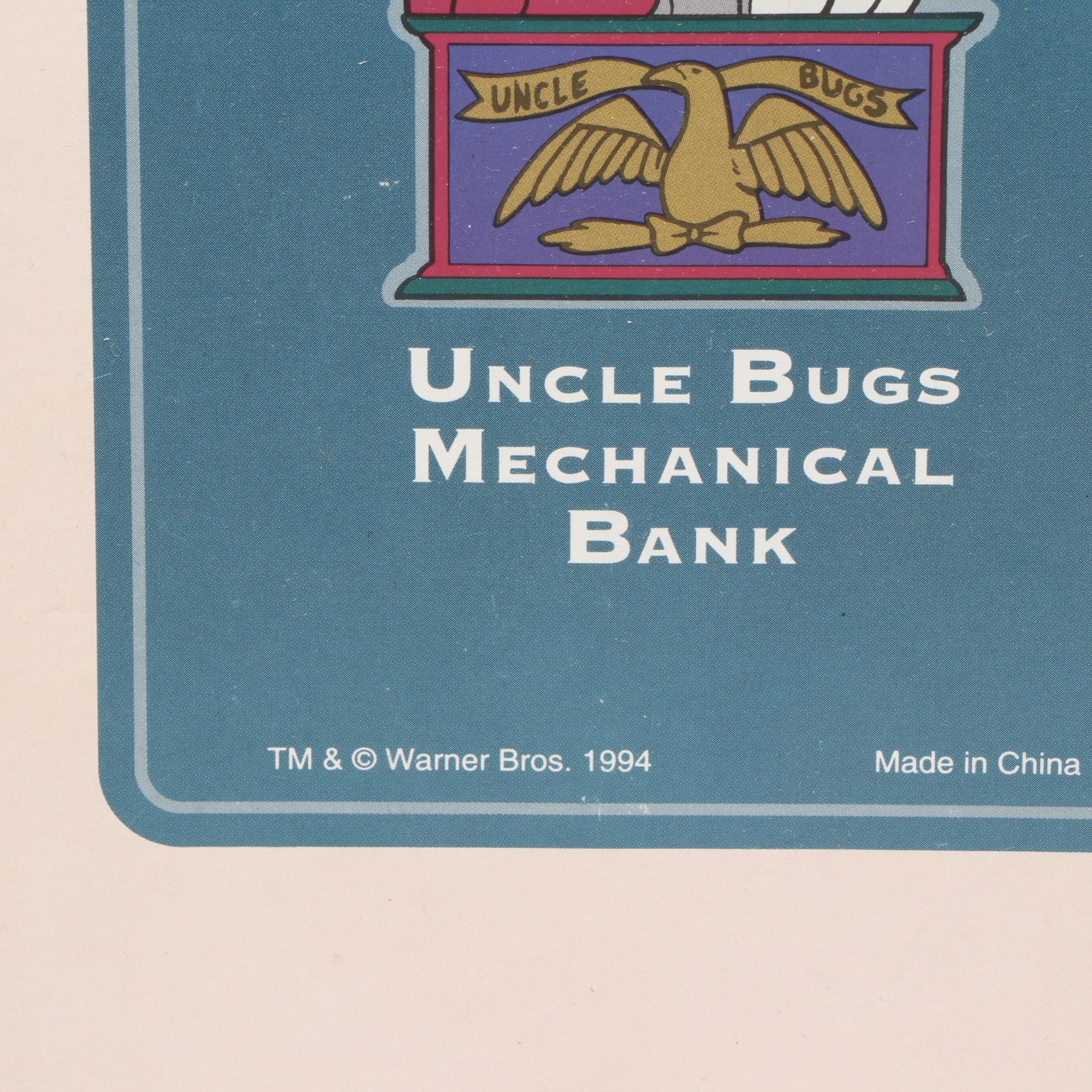 American Legends "Uncle Bugs" Cold Painted Cast Iron Mechanical Bank