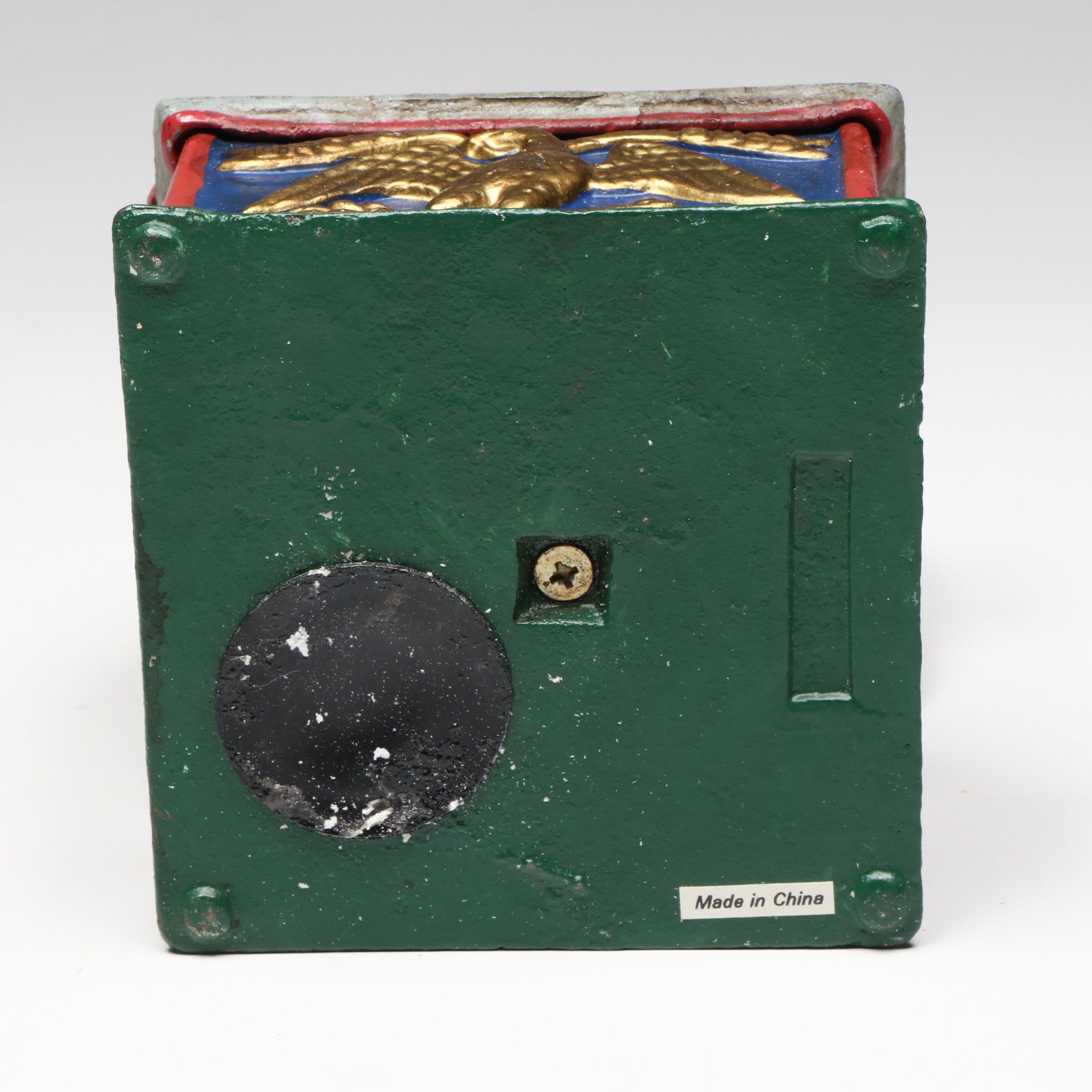 American Legends "Uncle Bugs" Cold Painted Cast Iron Mechanical Bank