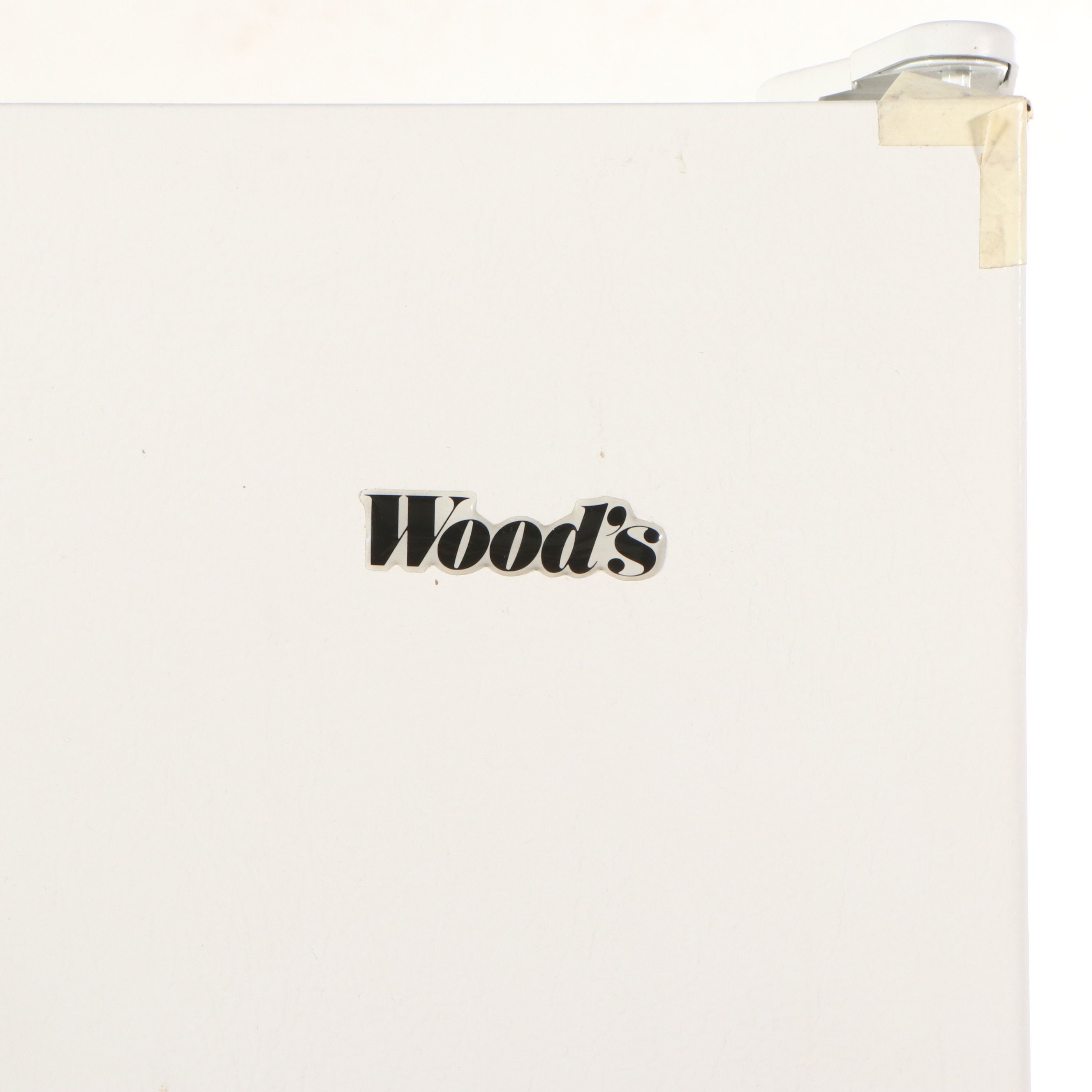 Woods White Upright Freezer