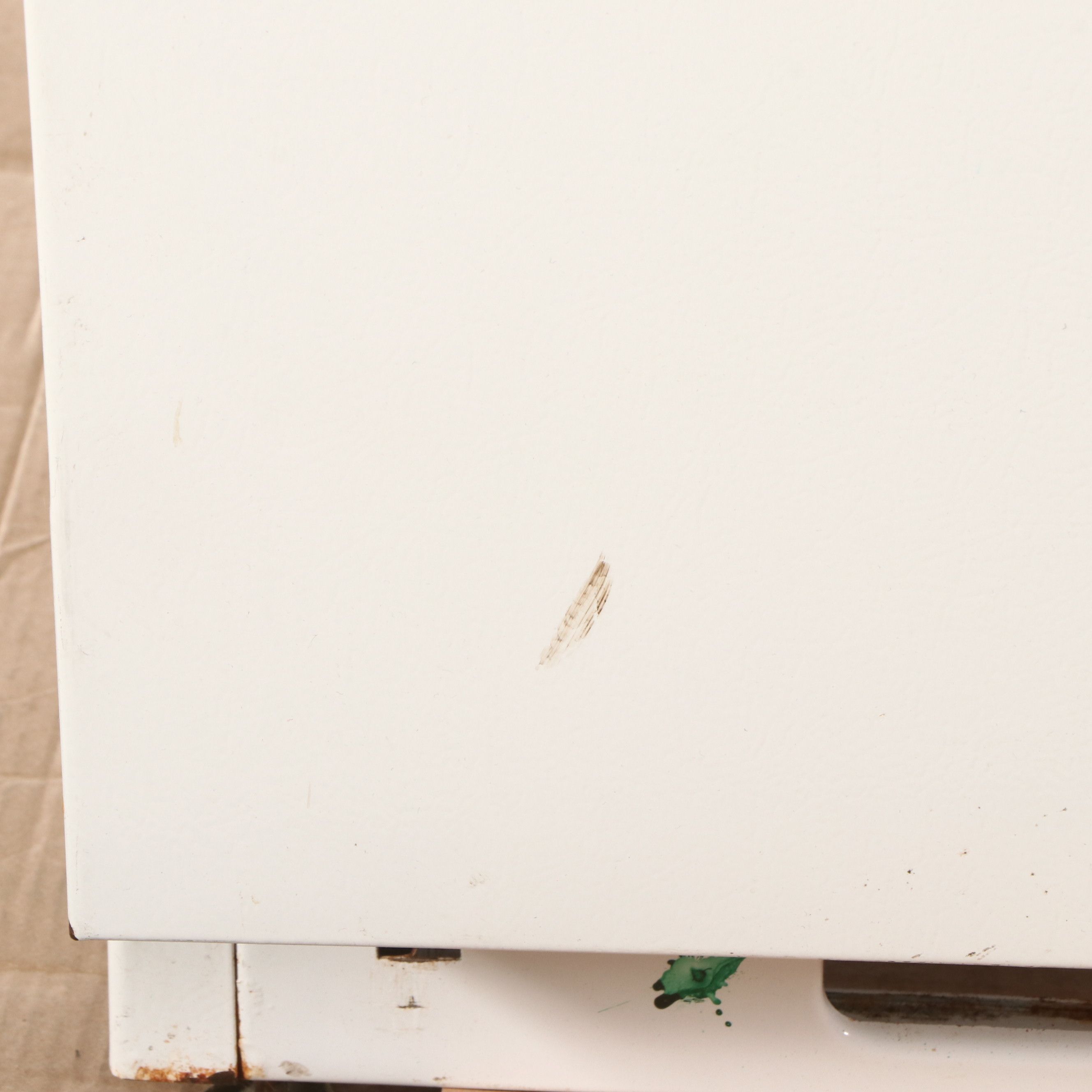 Woods White Upright Freezer