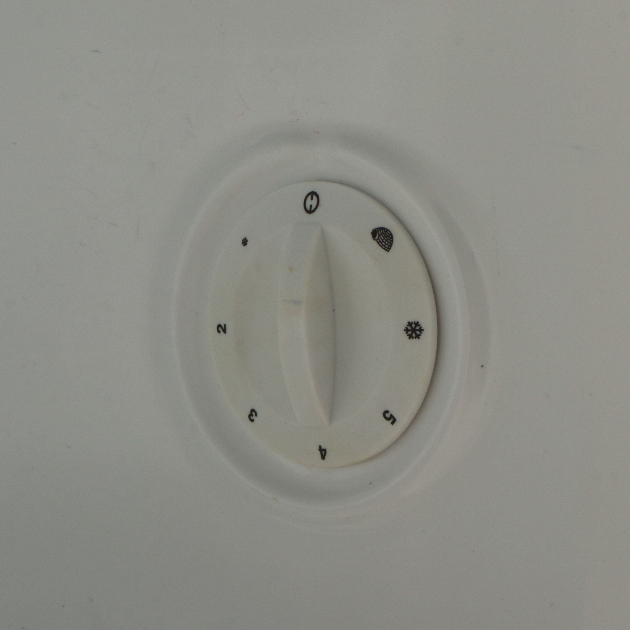 Woods White Upright Freezer