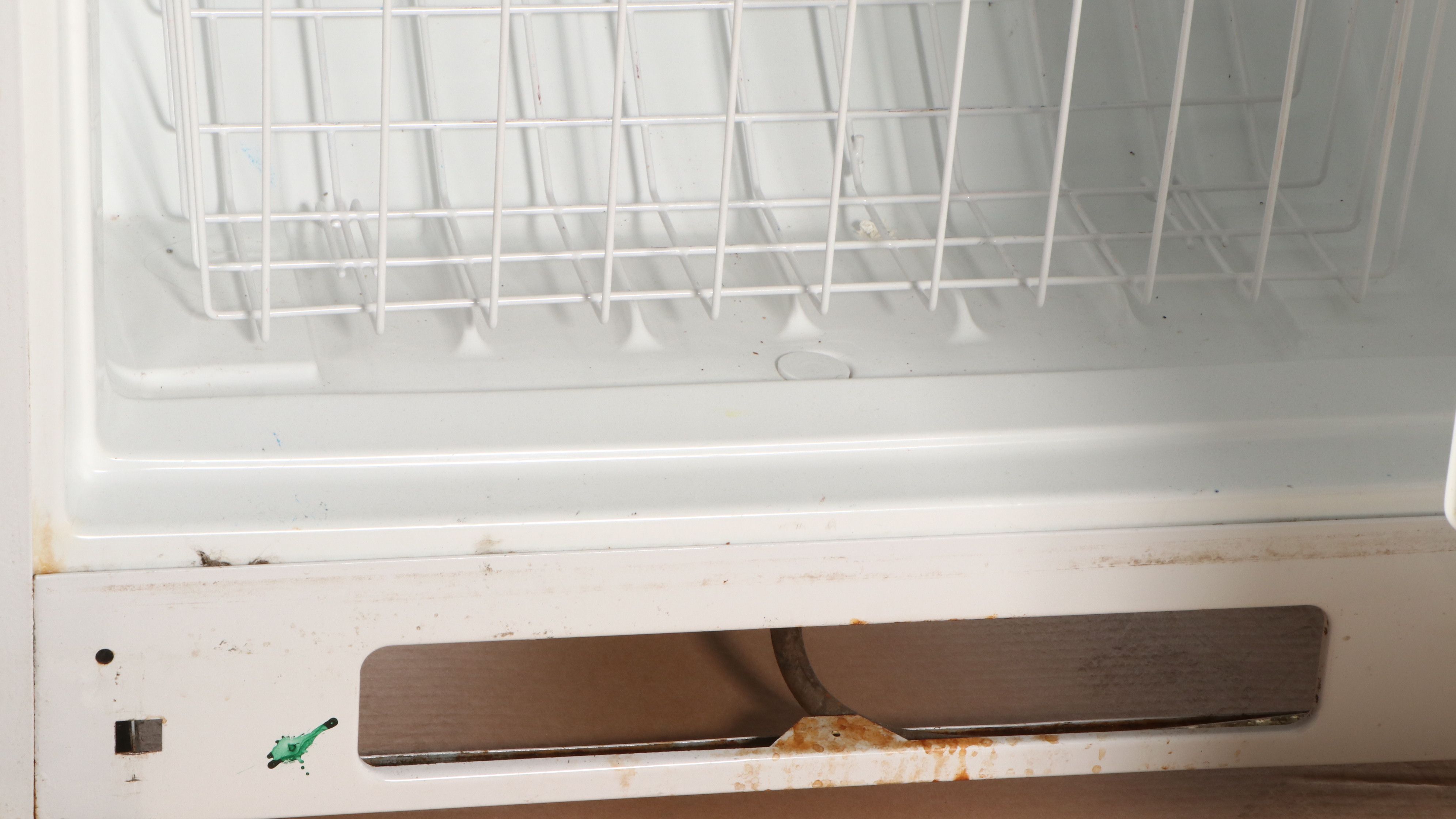 Woods White Upright Freezer