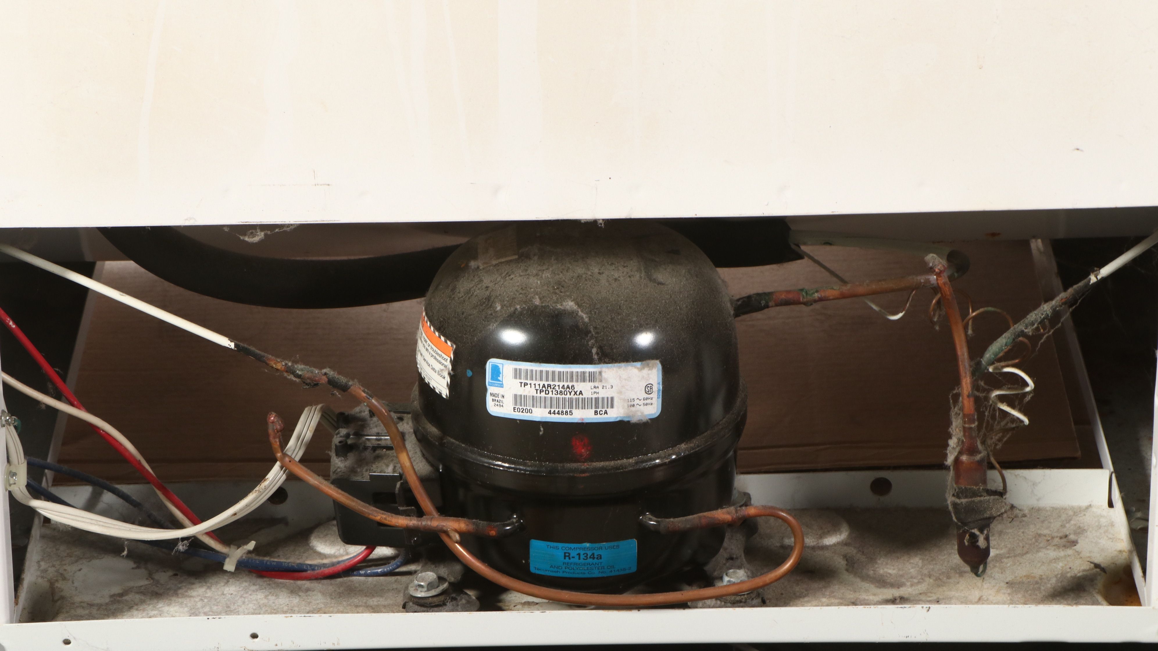 Woods White Upright Freezer