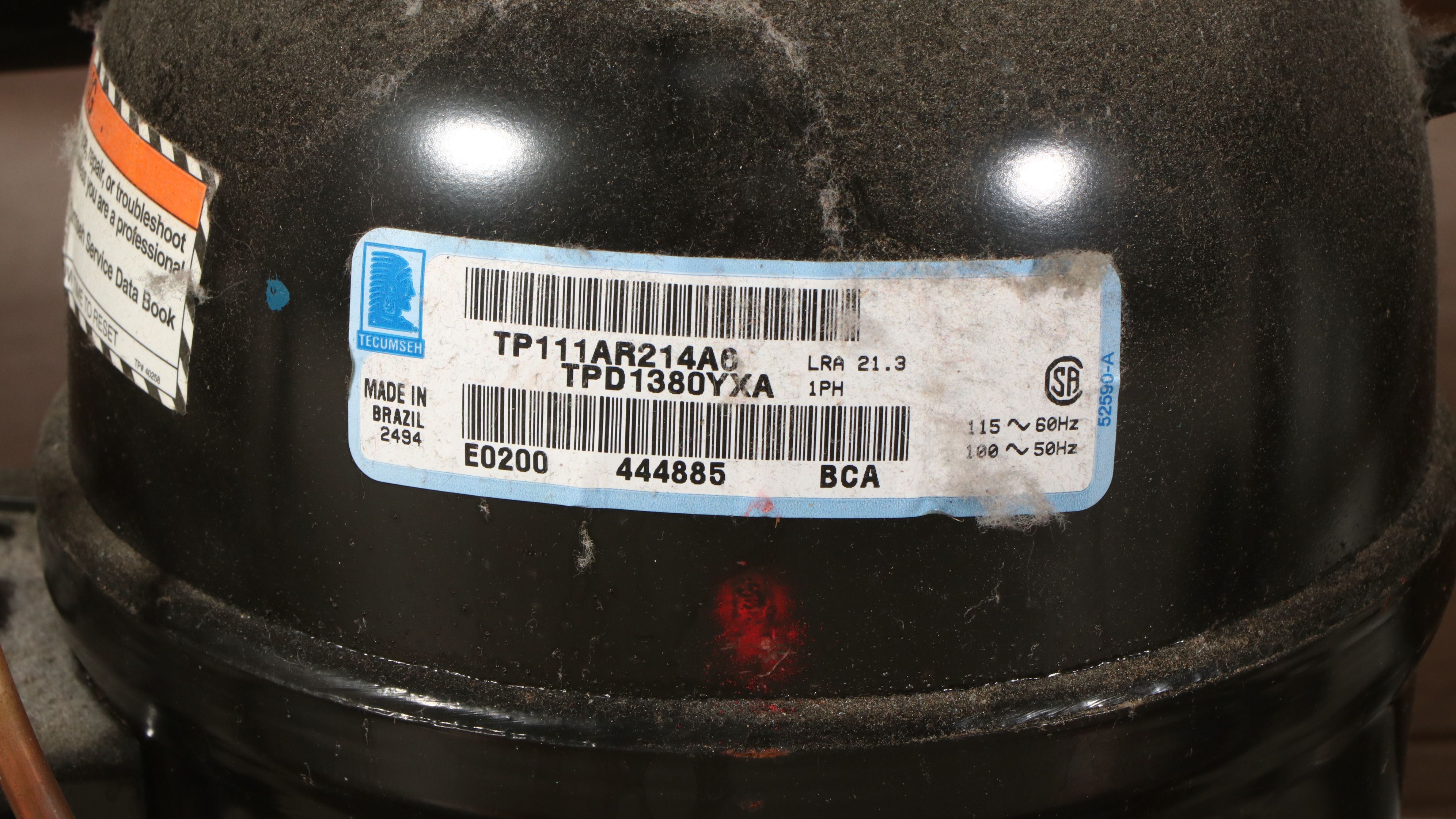 Woods White Upright Freezer